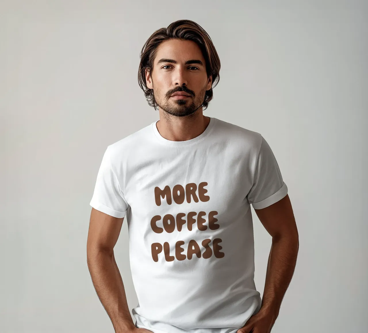 More Coffee Please t-shirt da we line studio - art