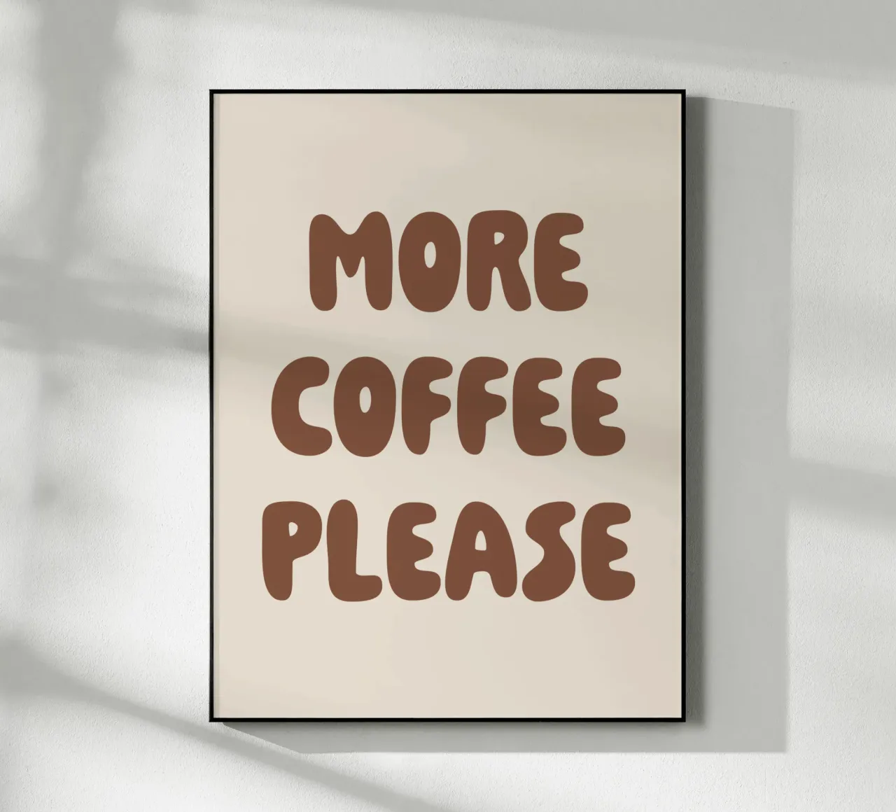 More Coffee Please plexiglass da we line studio - art