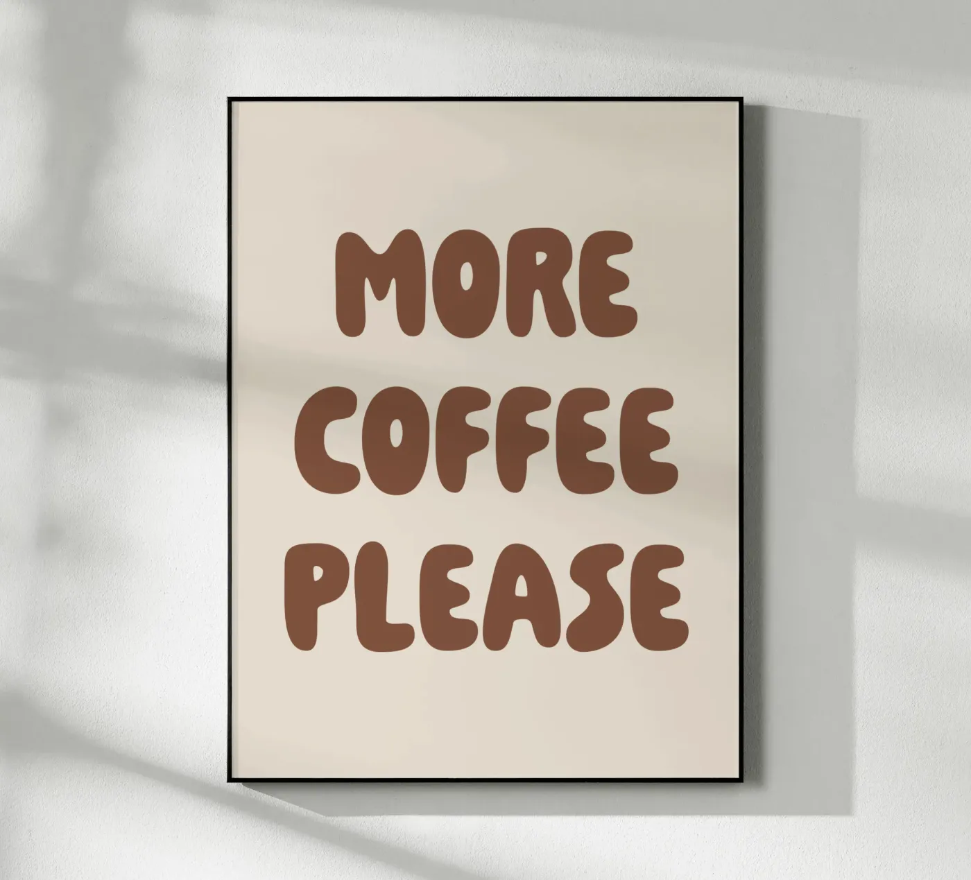More Coffee Please plexiglass da we line studio - art