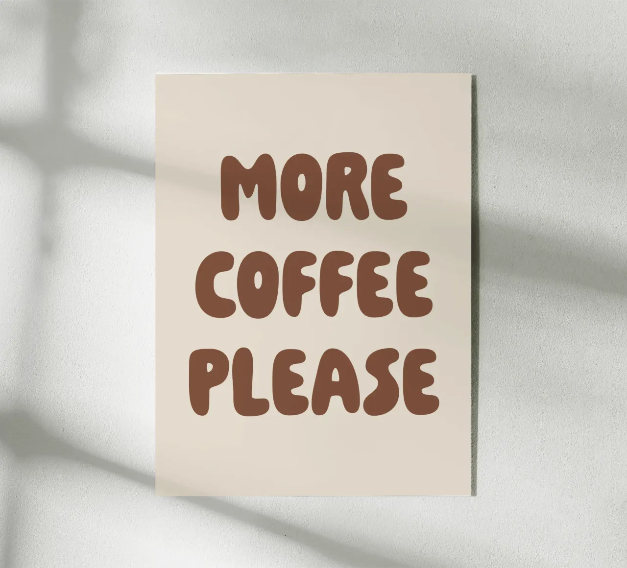 More Coffee Please plexiglass da we line studio - art