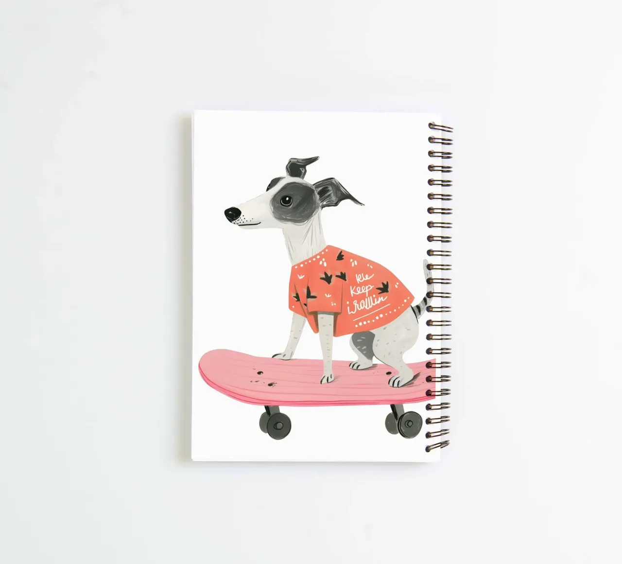 City Paw-sitive Vibes spiral notebook by KidzStudio