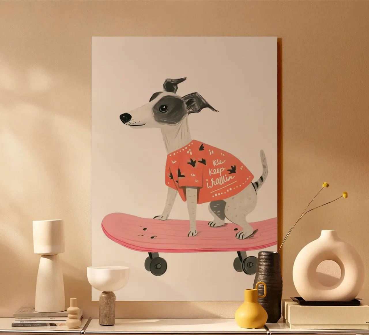 City Paw-sitive Vibes alluminio dibond da KidzStudio
