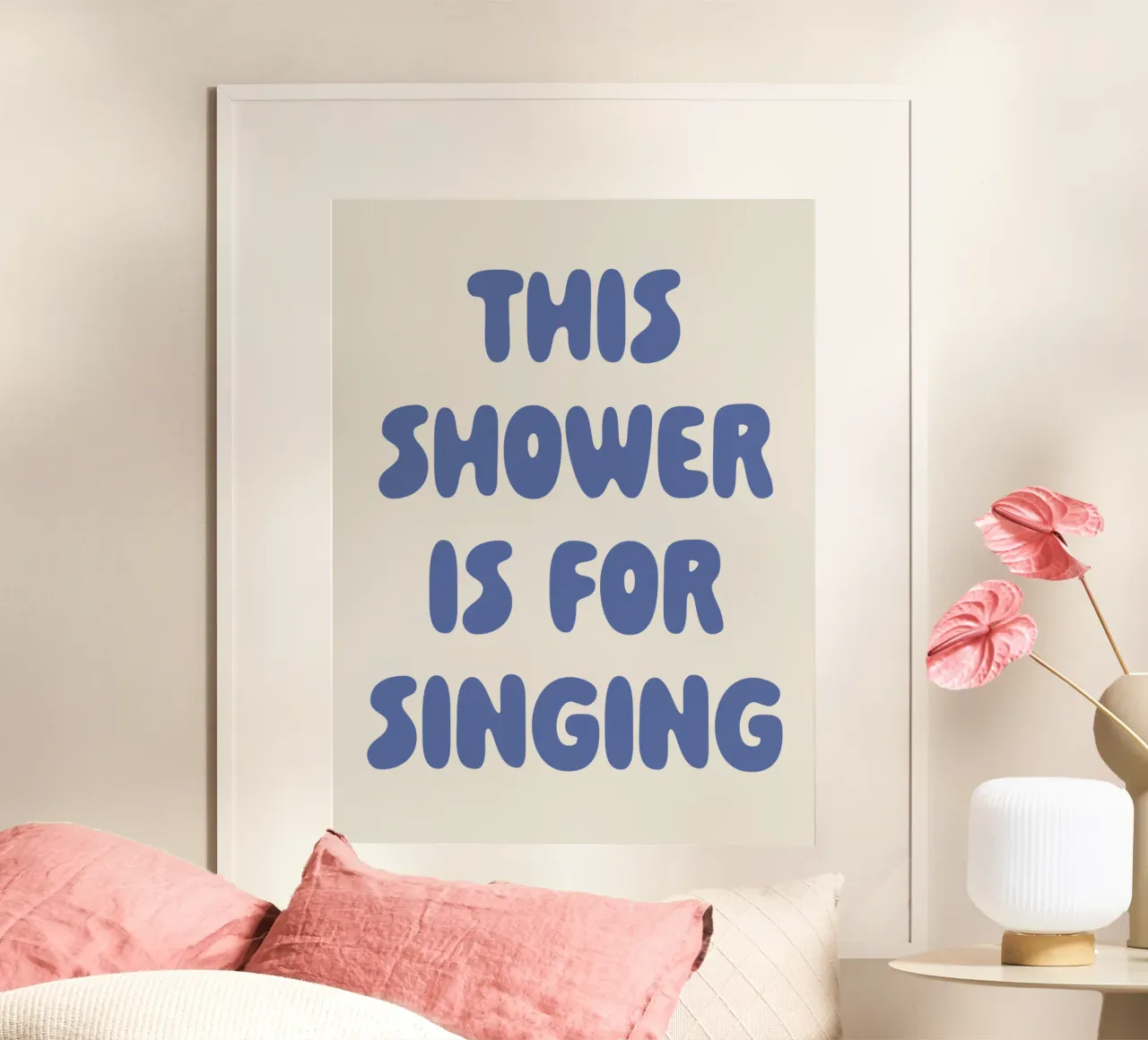 Shower poster da we line studio - art
