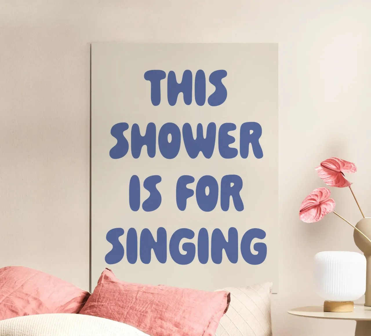 Shower poster da we line studio - art