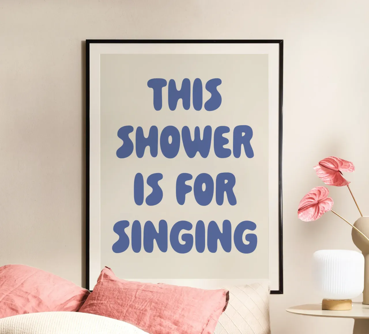 Shower poster da we line studio - art