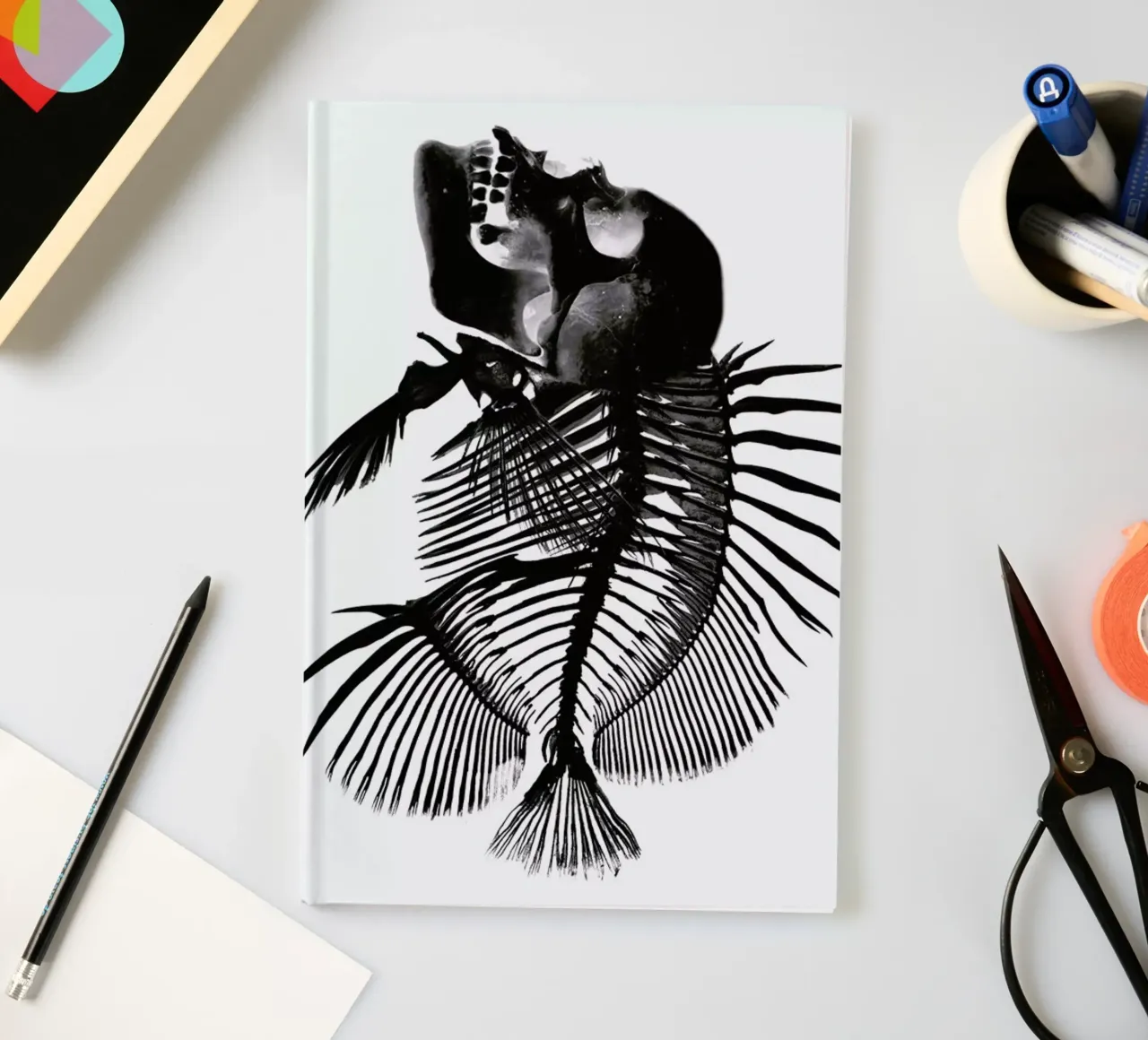 Fishskull notebook by a Love Supreme