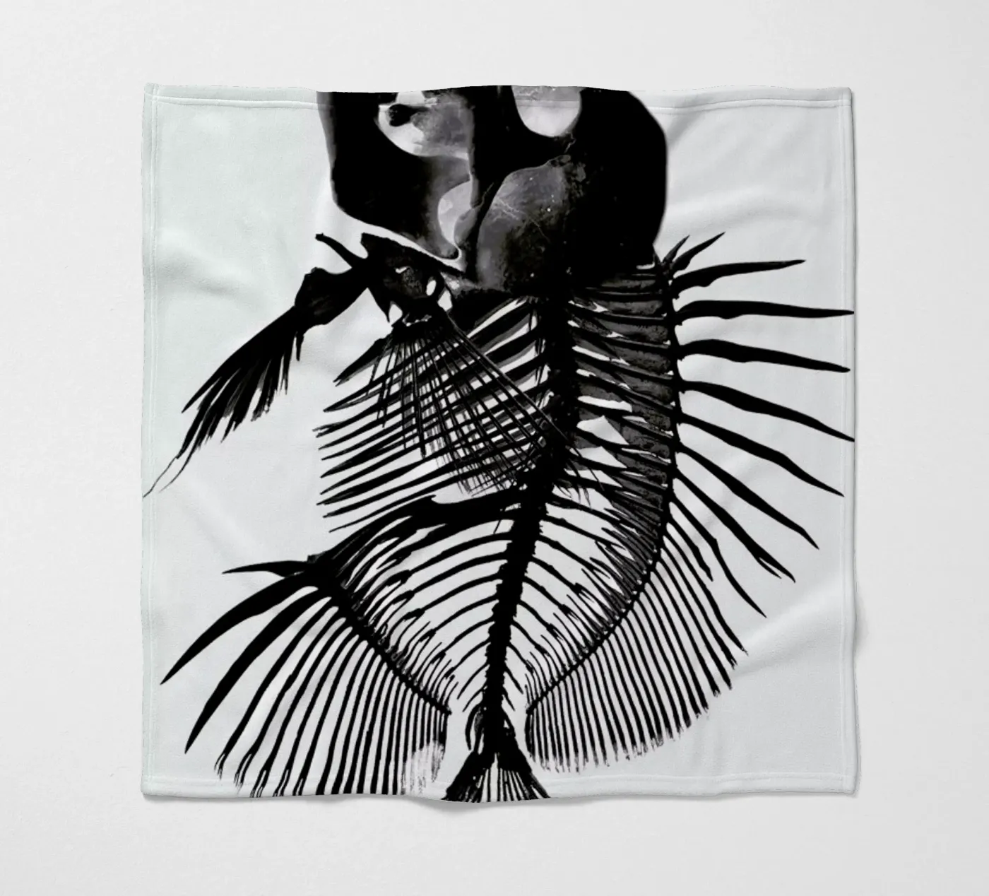 Fishskull Fleecedecke von a Love Supreme