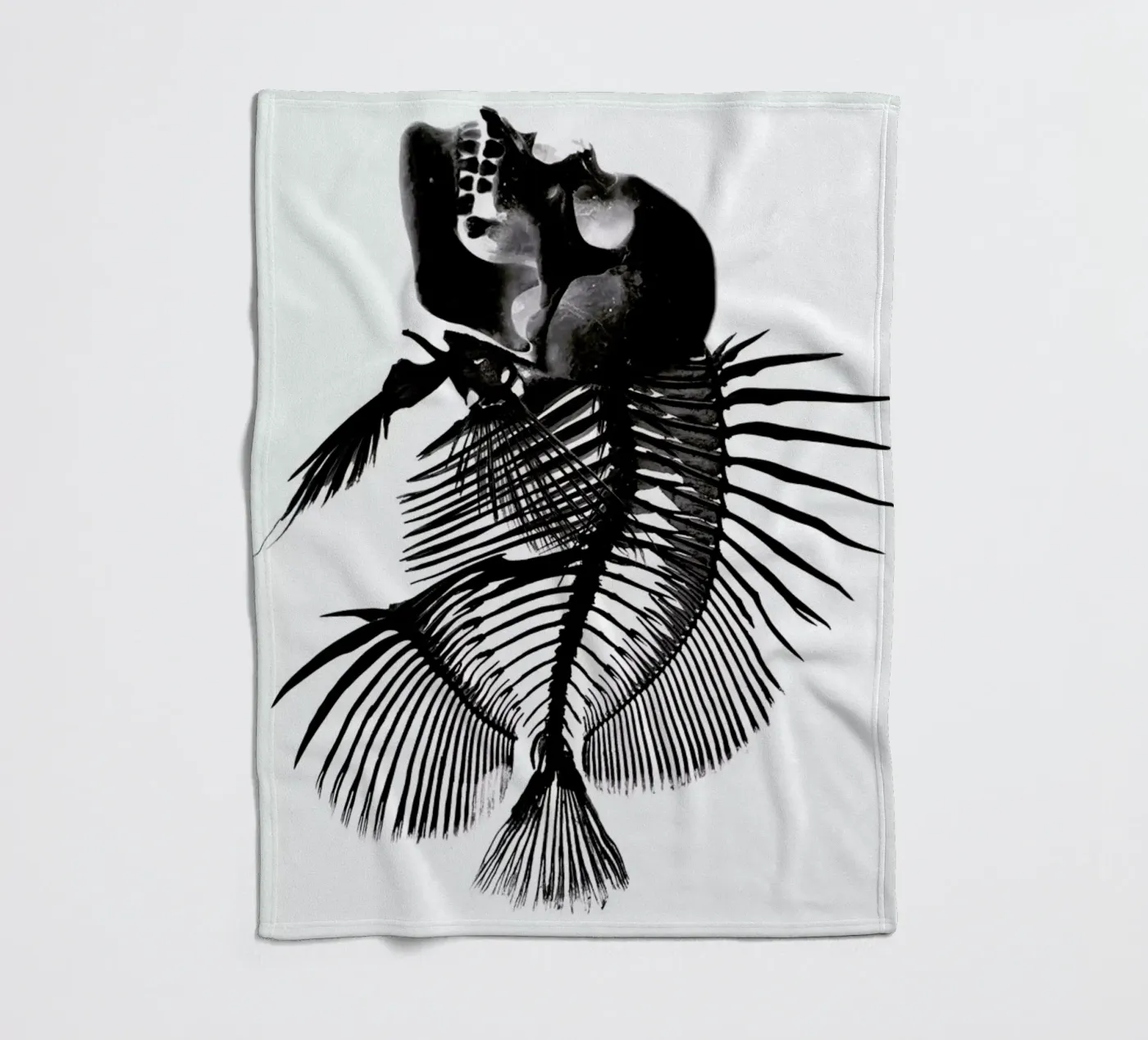 Fishskull Fleecedecke von a Love Supreme