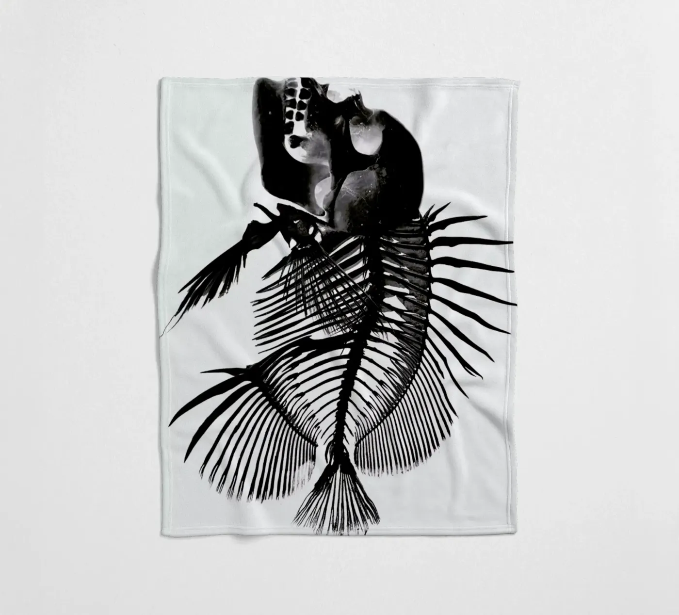 Fishskull Fleecedecke von a Love Supreme