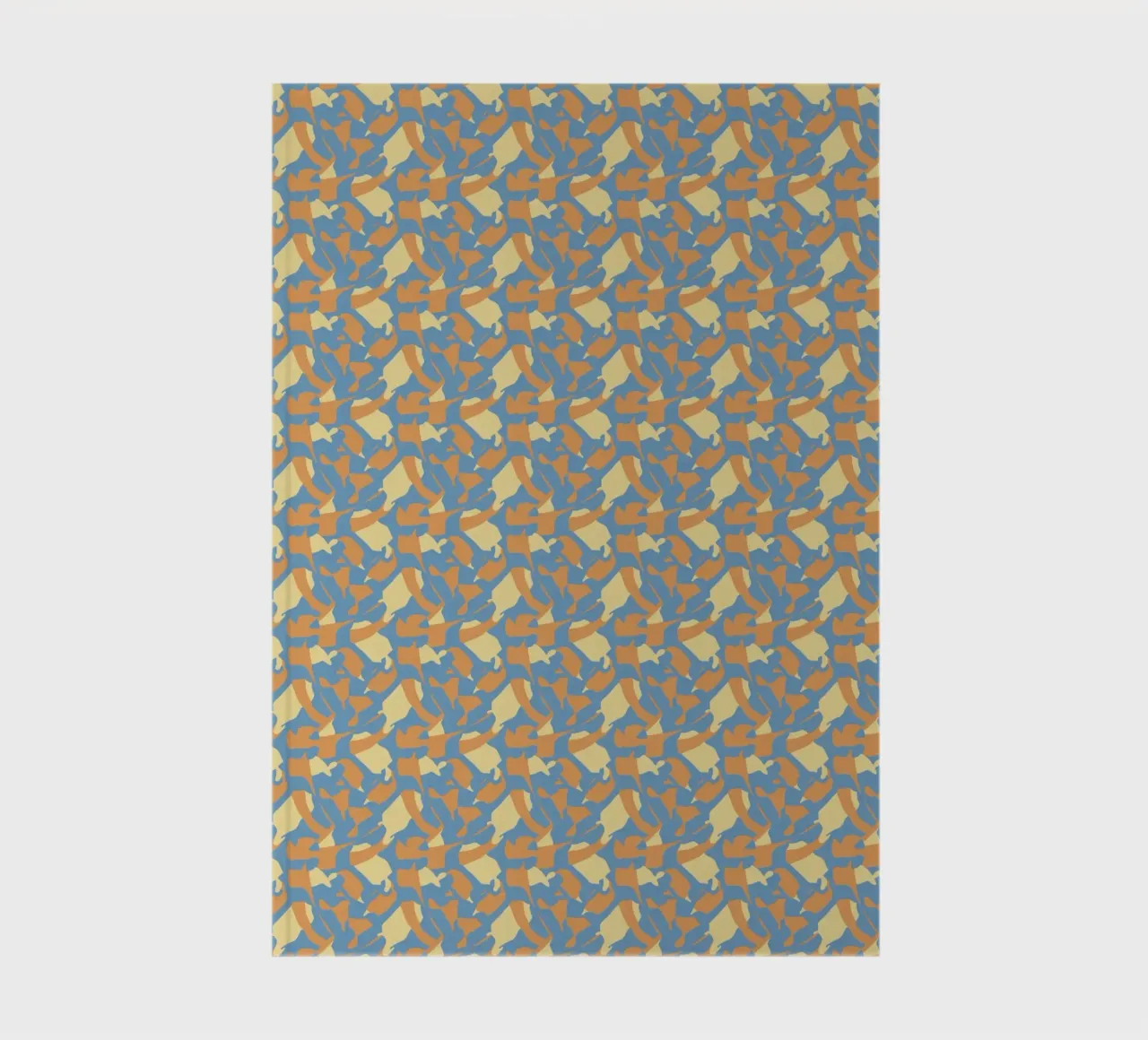 Organic seamless pattern 11 notebook by Little Dean