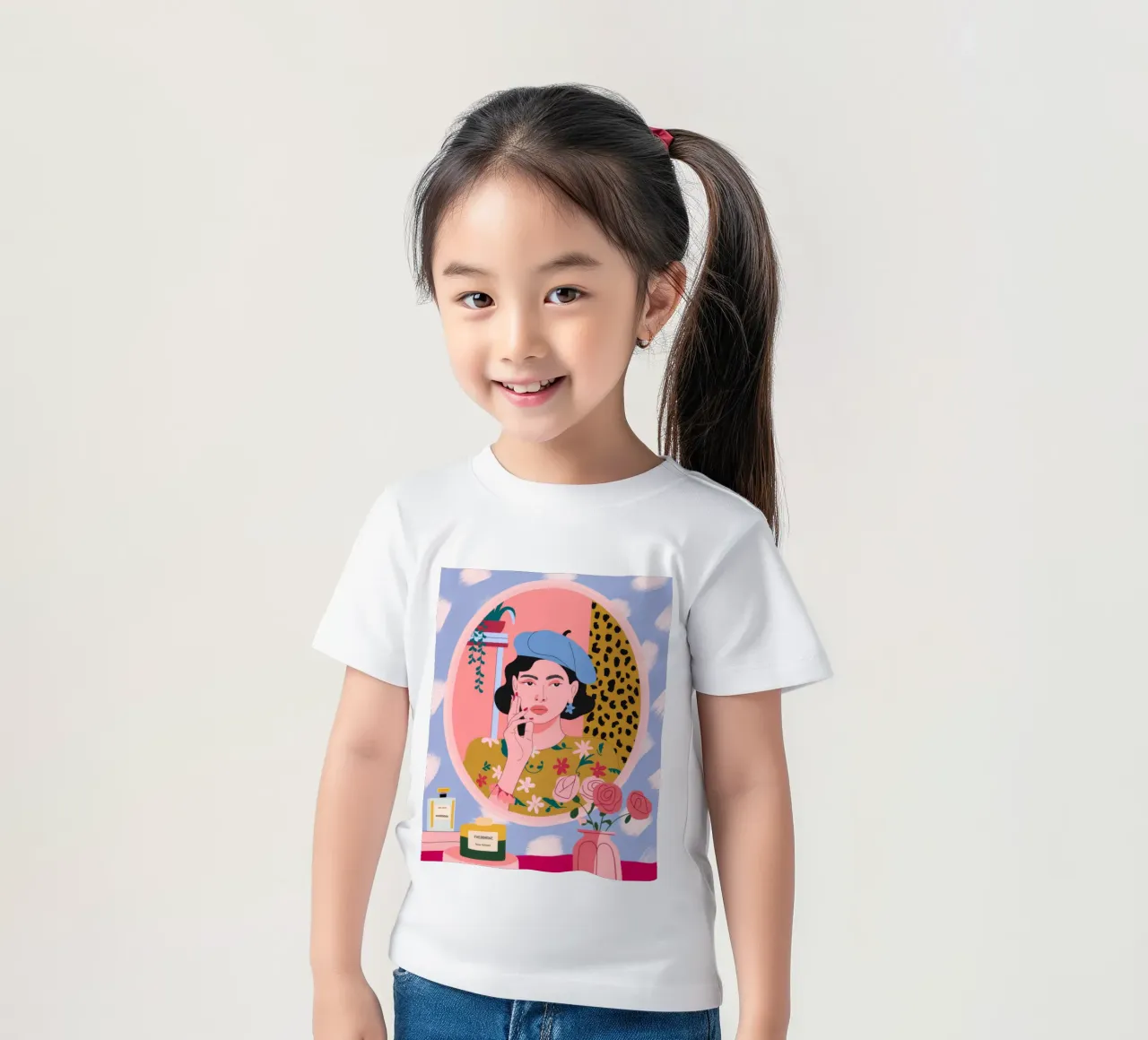 Capriccio del trucco riflesso t-shirt bambini da Prism Palette