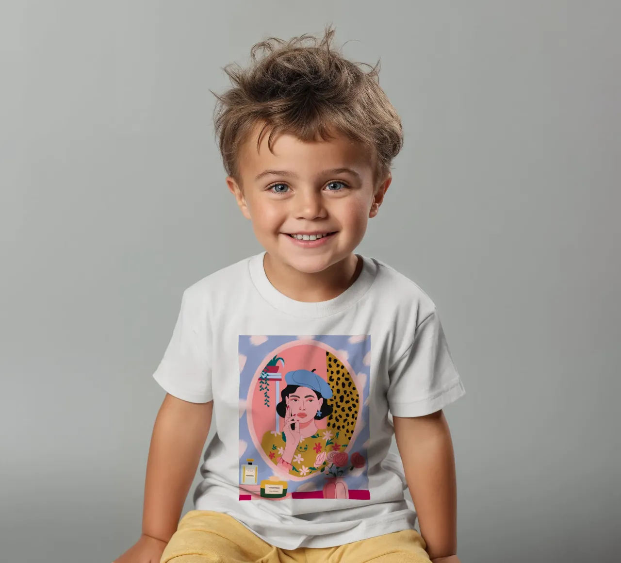 Capriccio del trucco riflesso t-shirt bambini da Prism Palette