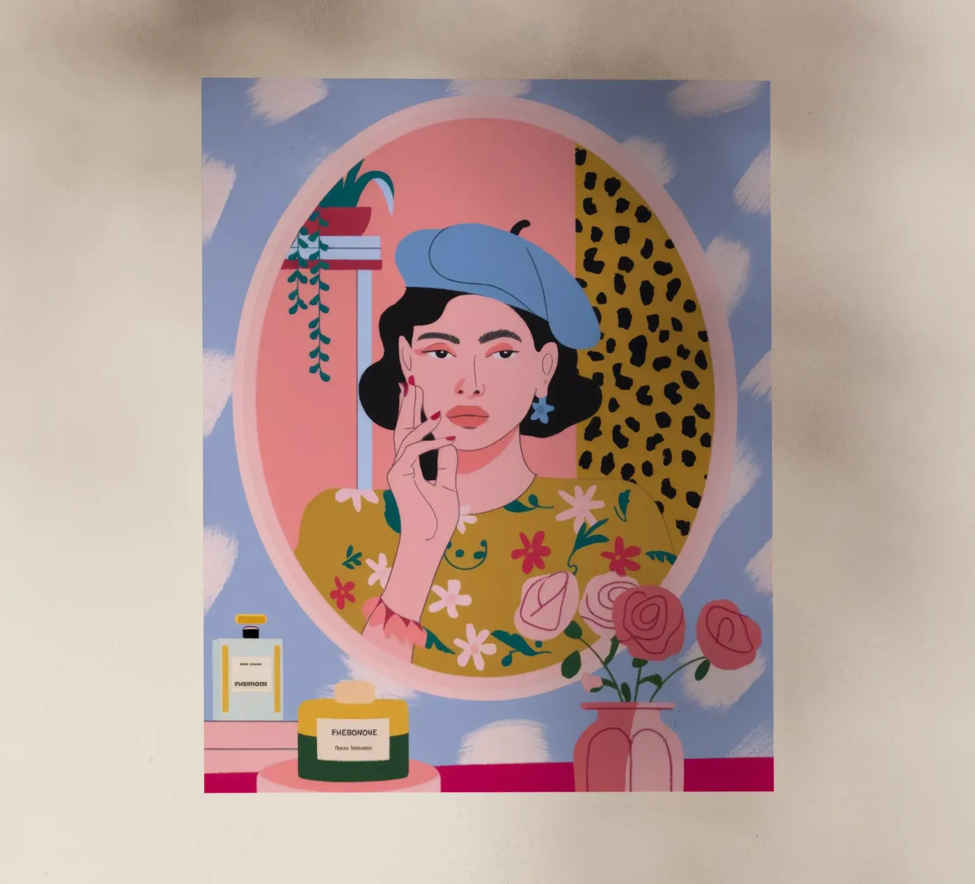 Reflektierte Make-up-Laune Backlit Folie von Prism Palette