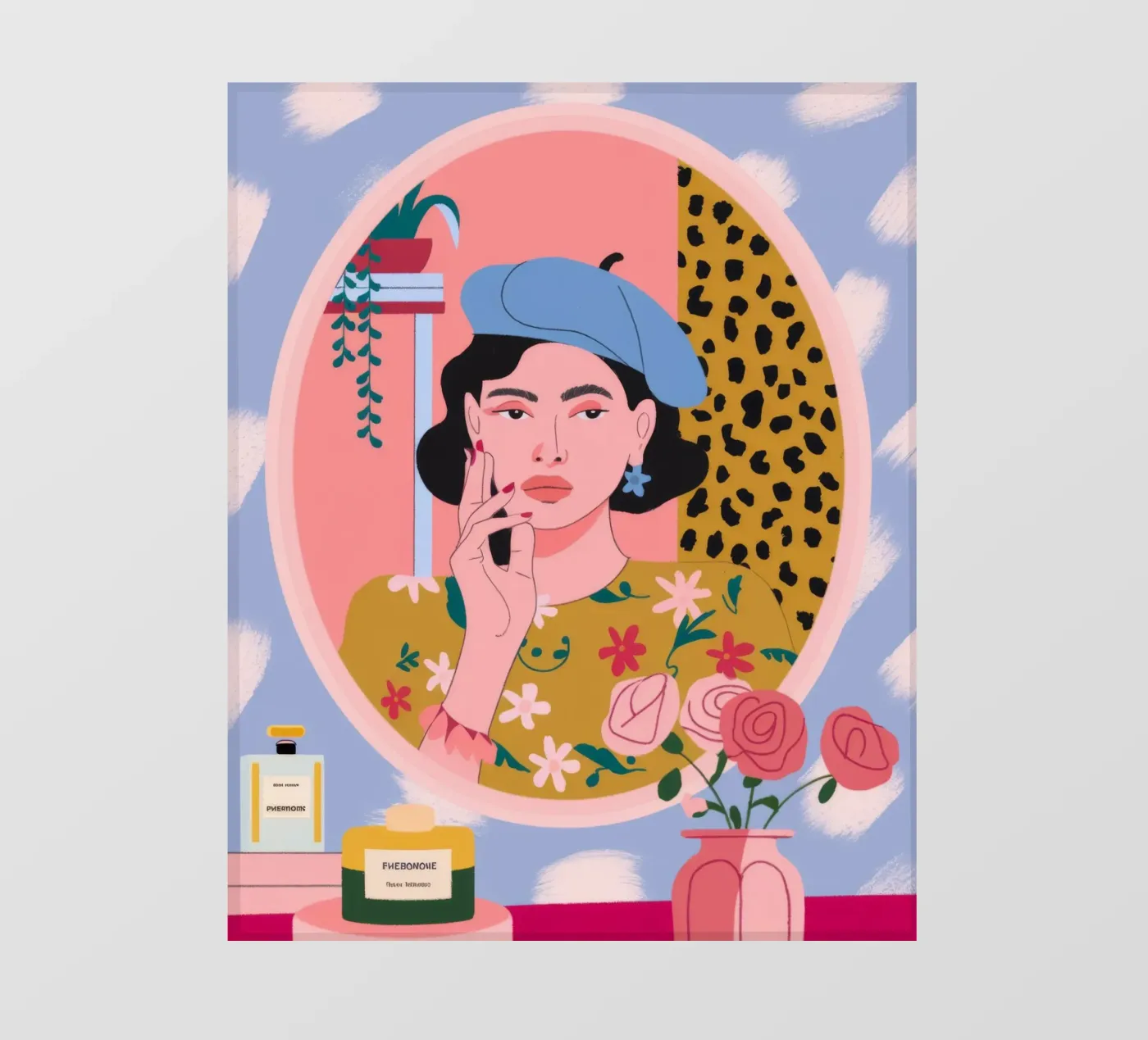 Reflected Makeup Whimsy fotobehang van Prism Palette