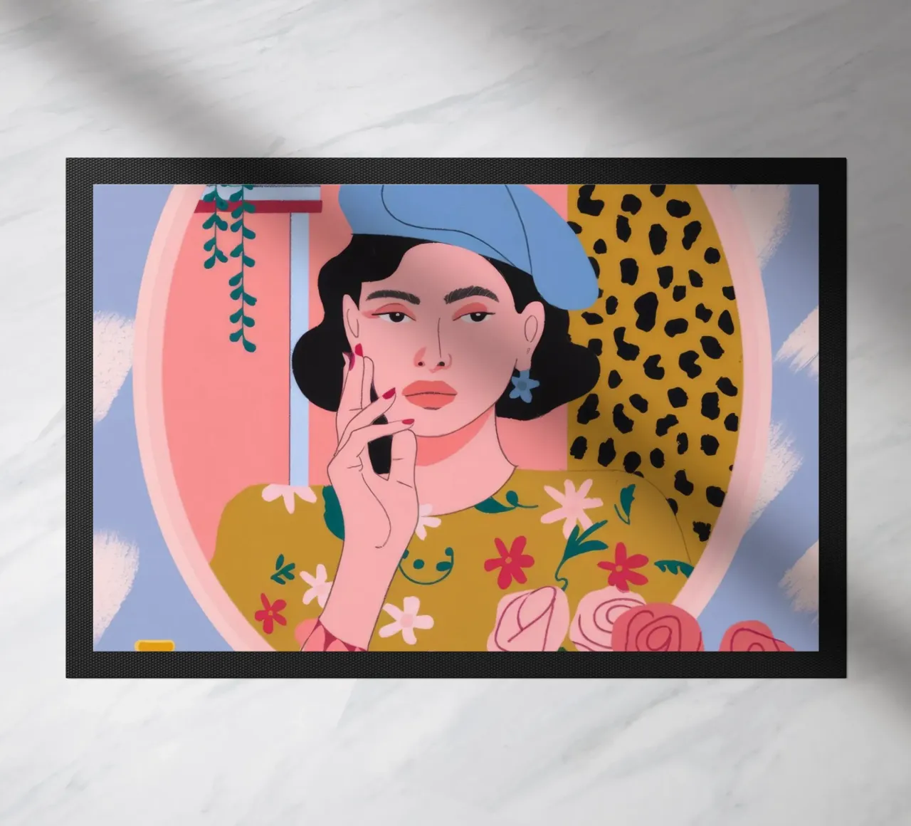 Reflected Makeup Whimsy doormat by Prism Palette