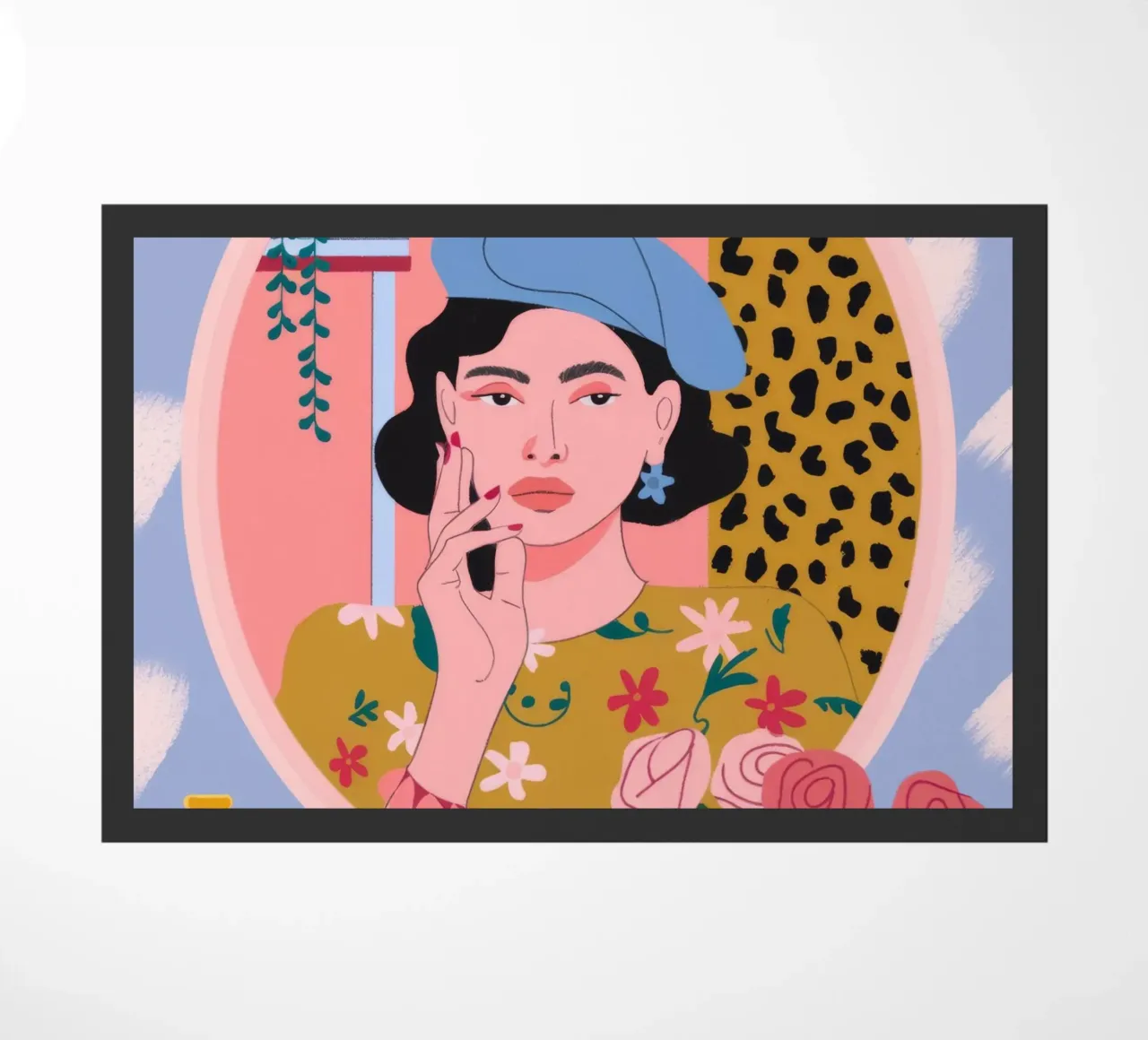 Reflected Makeup Whimsy doormat by Prism Palette