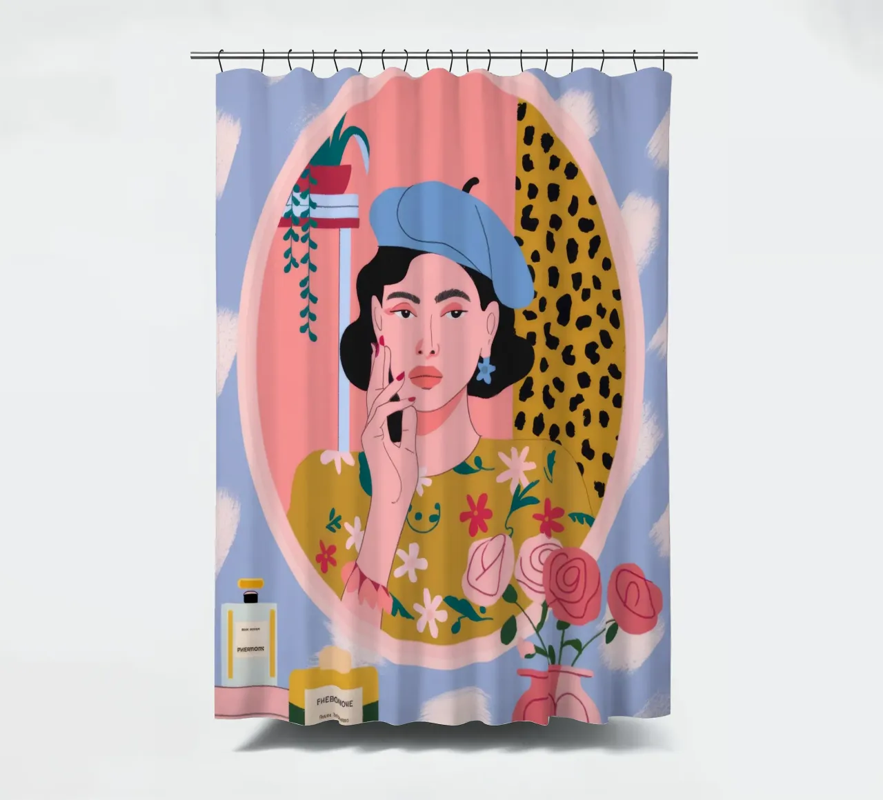 Capriccio del trucco riflesso tenda da doccia da Prism Palette