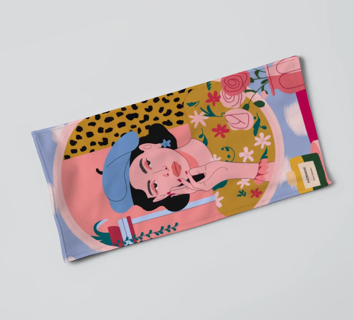 Maquillage réfléchi fantaisie serviette de bain de Prism Palette