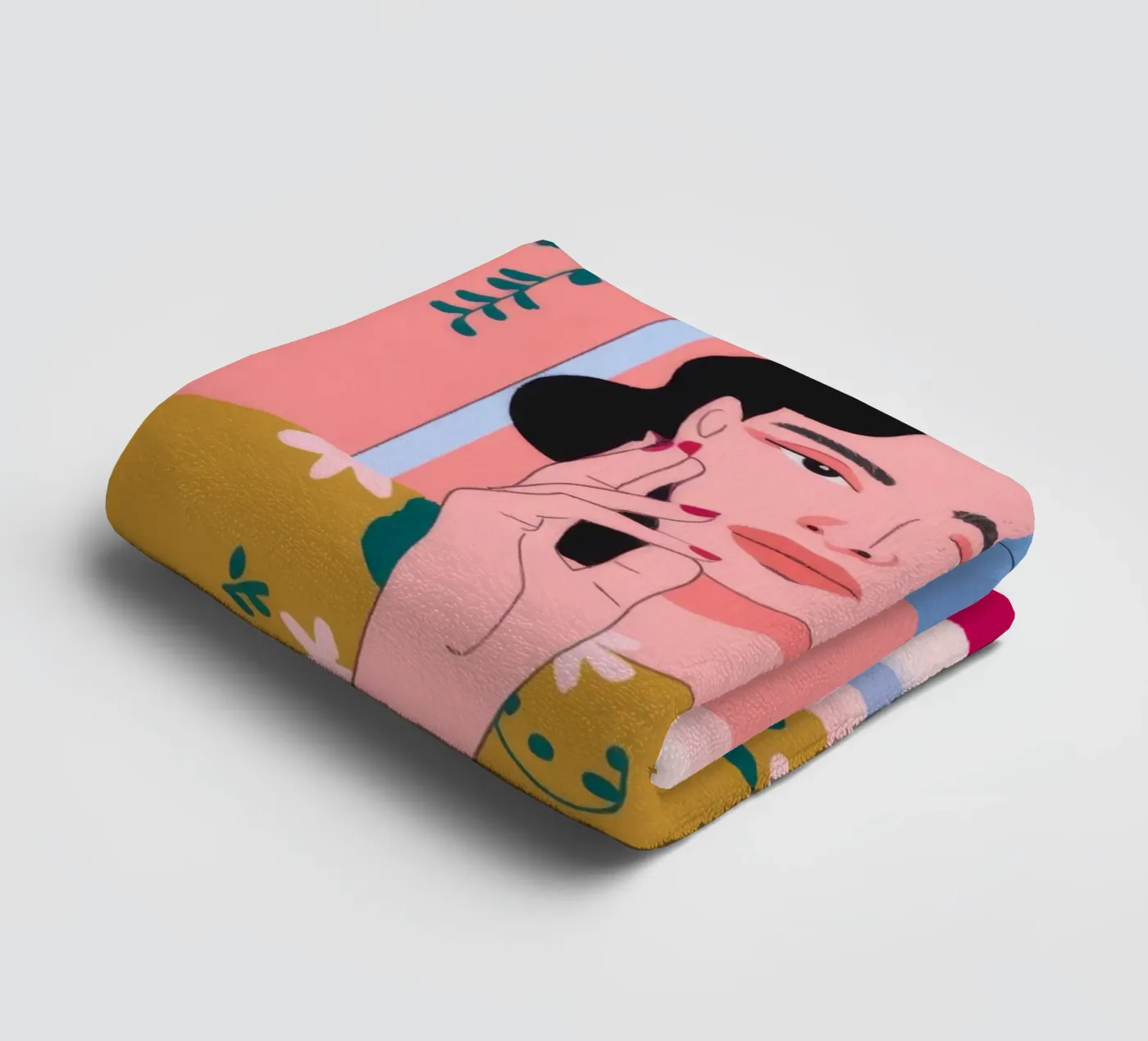 Maquillage réfléchi fantaisie serviette de bain de Prism Palette