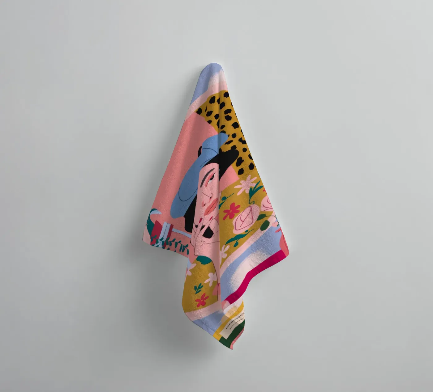 Maquillage réfléchi fantaisie serviette de bain de Prism Palette