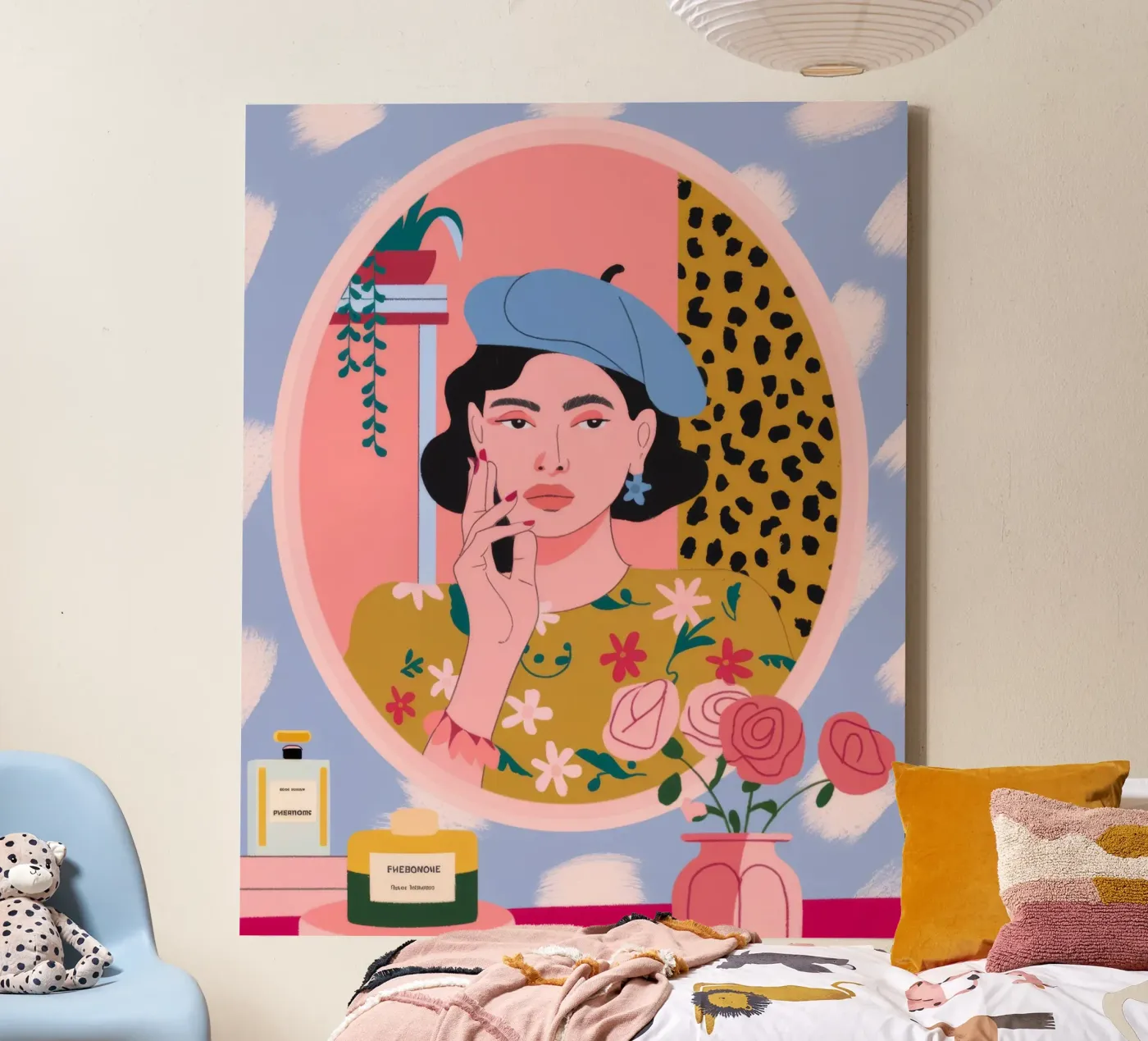 Reflected Makeup Whimsy canvas by Prism Palette