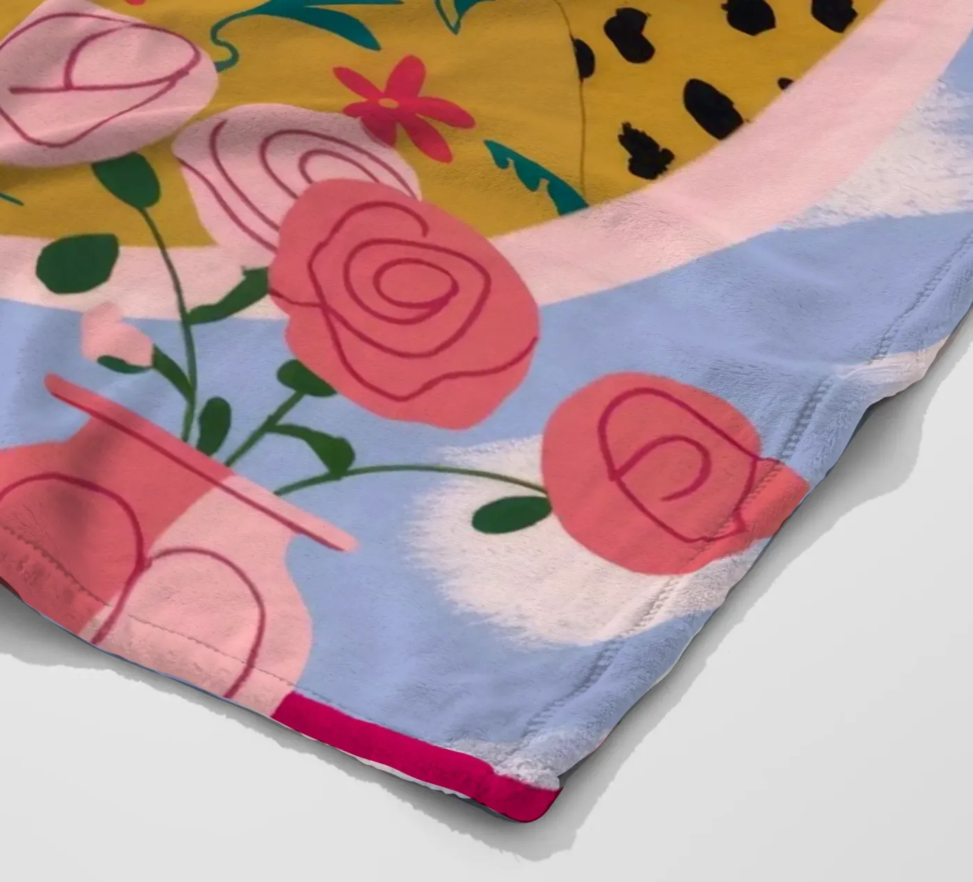 Gereflecteerde make-up eigenaardigheden fleecedeken van Prism Palette