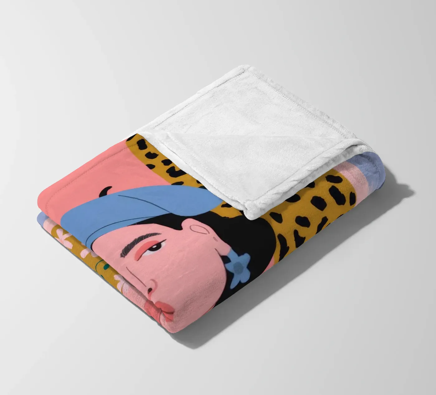 Gereflecteerde make-up eigenaardigheden fleecedeken van Prism Palette