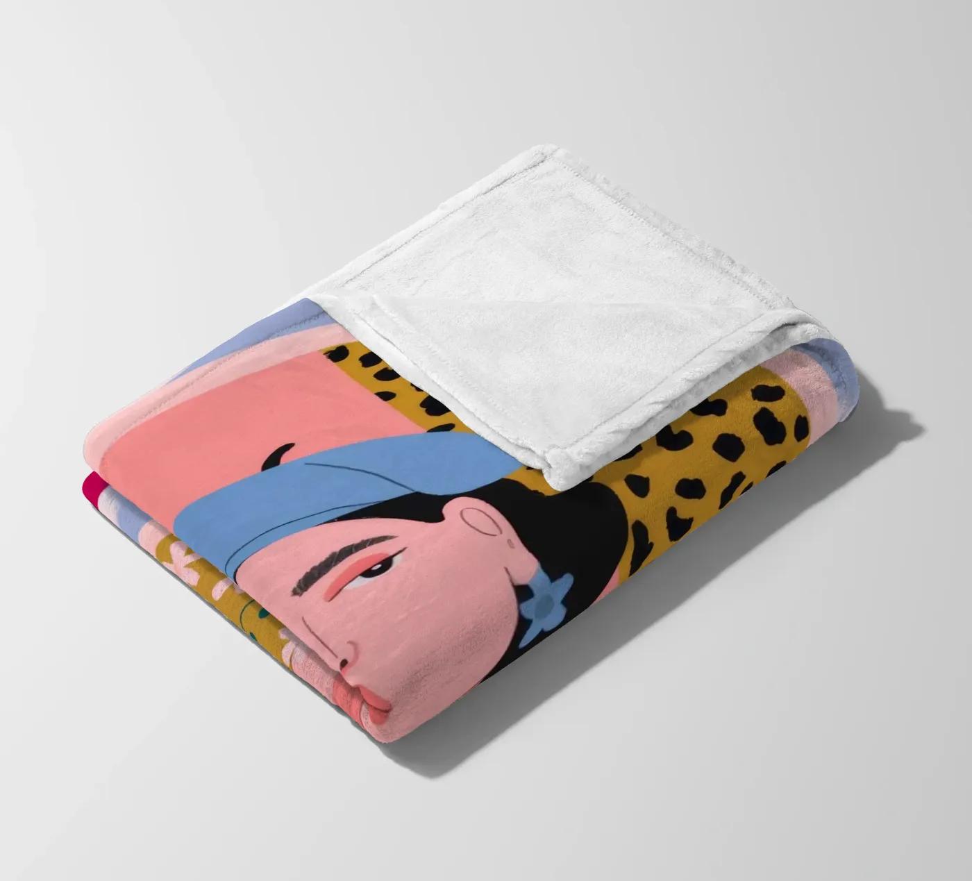 Gereflecteerde make-up eigenaardigheden fleecedeken van Prism Palette