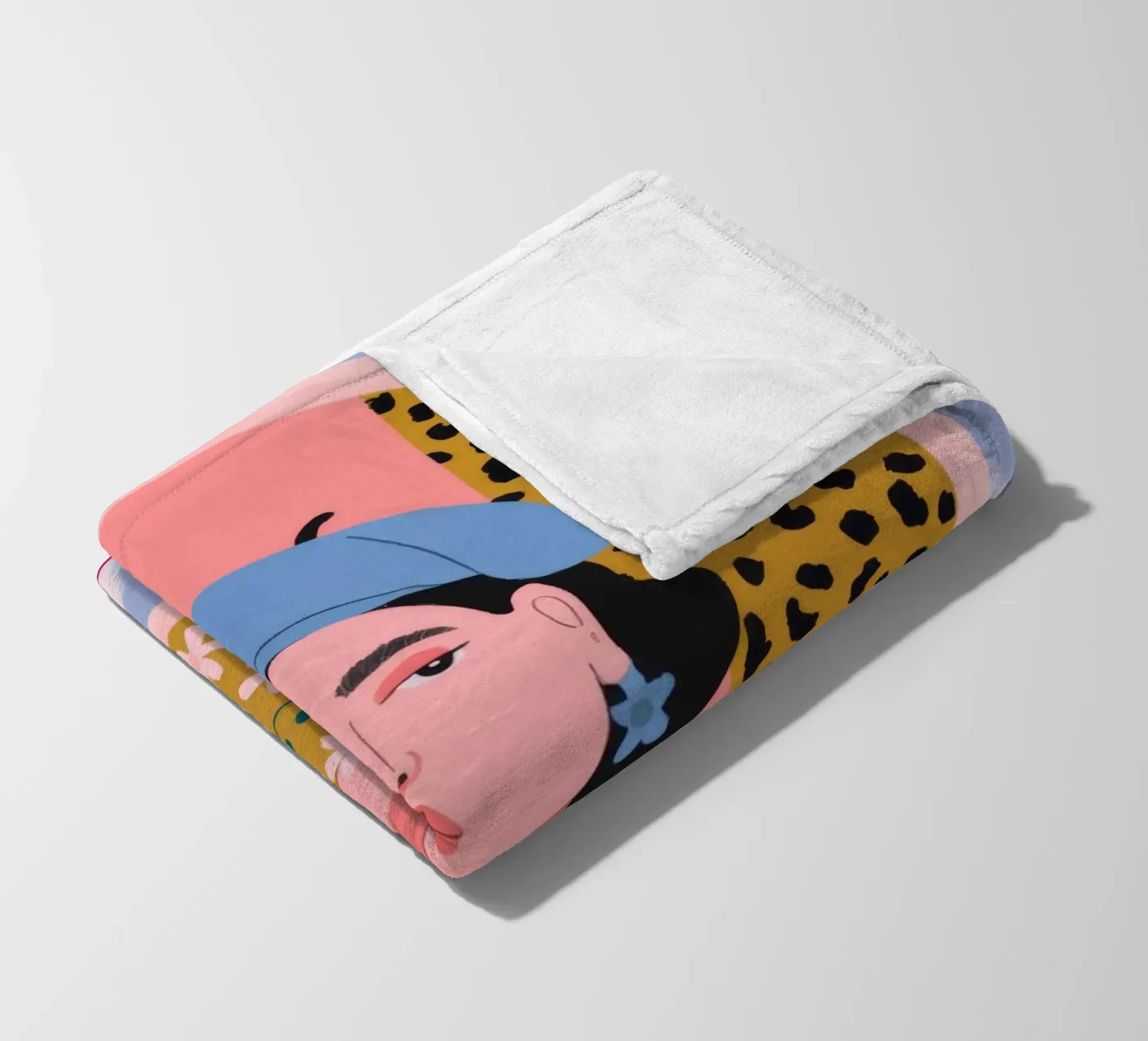 Gereflecteerde make-up eigenaardigheden fleecedeken van Prism Palette