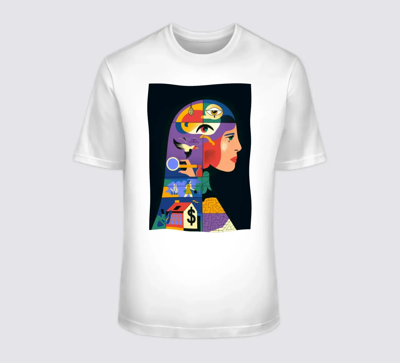 Abstract Fusion Tapestry t-shirt by Prism Palette