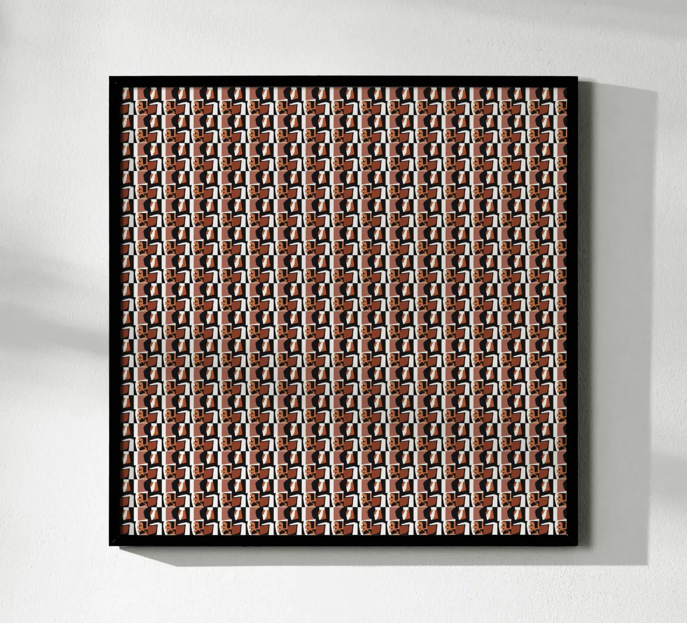 Tribal tile seamless pattern poster by Little Dean