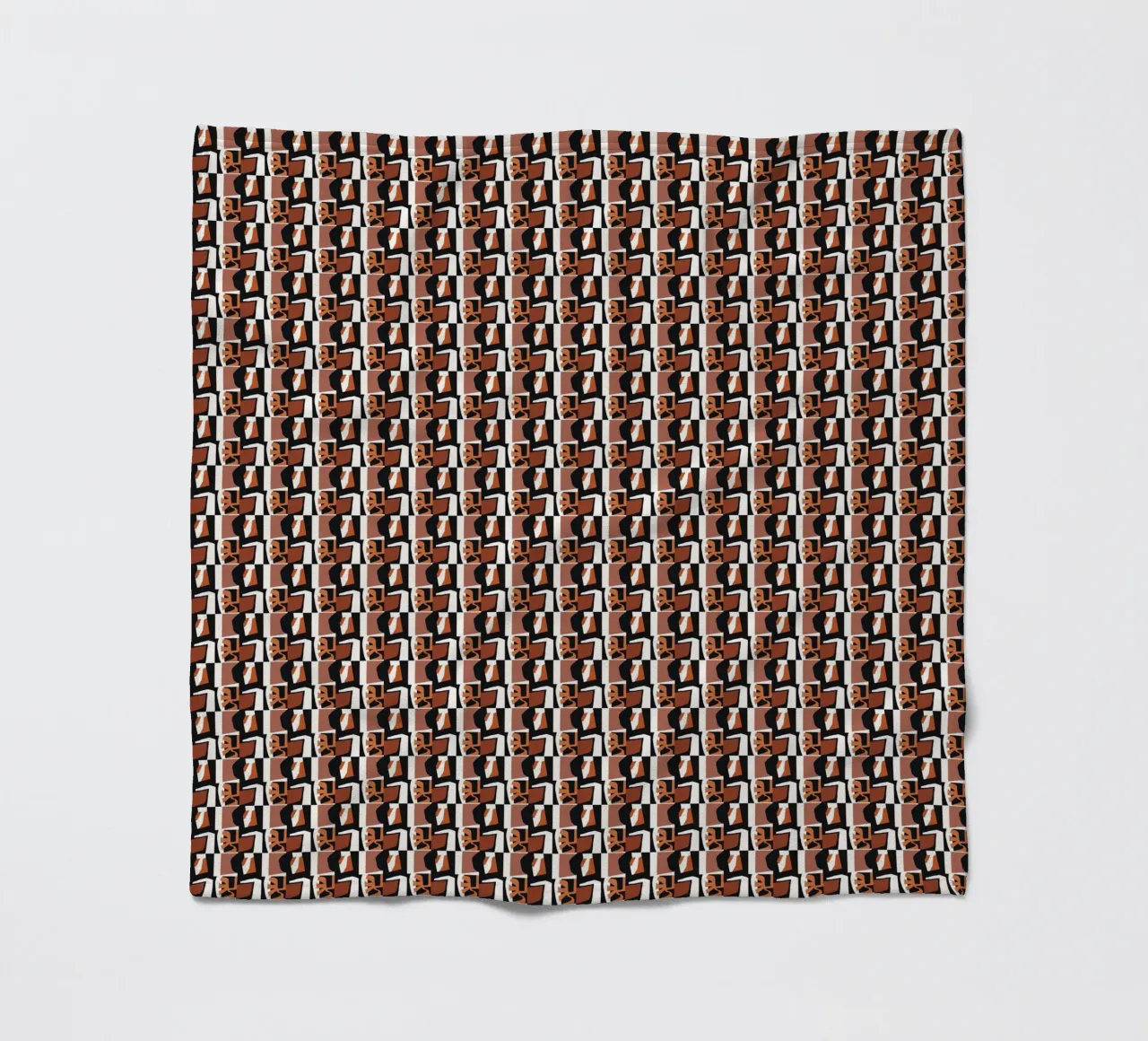 Modello tribale di piastrelle senza cuciture coperta in pile da Little Dean