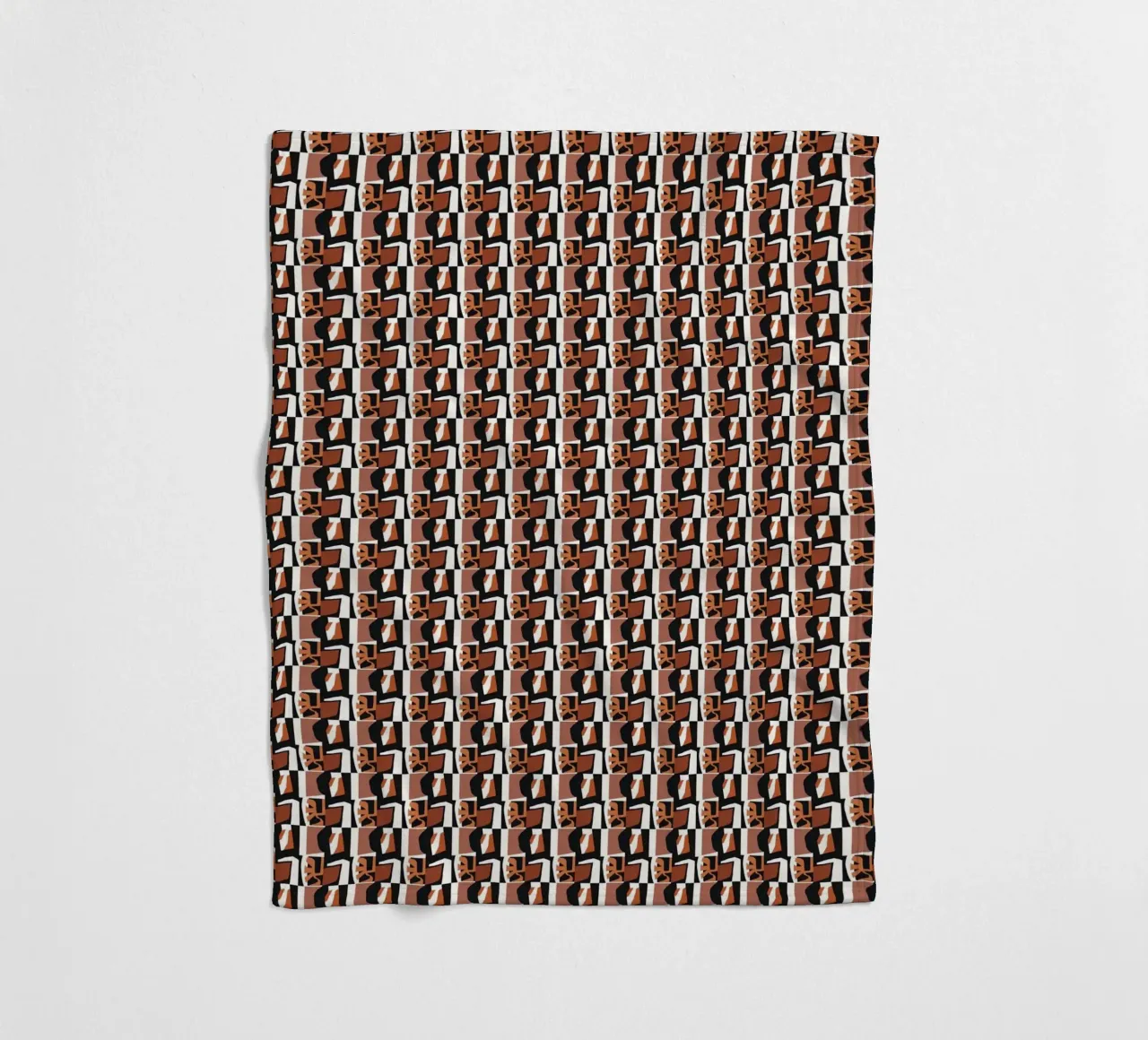 Modello tribale di piastrelle senza cuciture coperta in pile da Little Dean