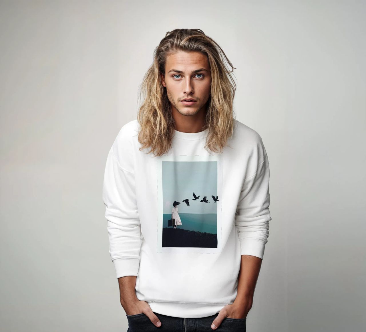 I am Starting To Forget your Face felpa da Maarten Léon