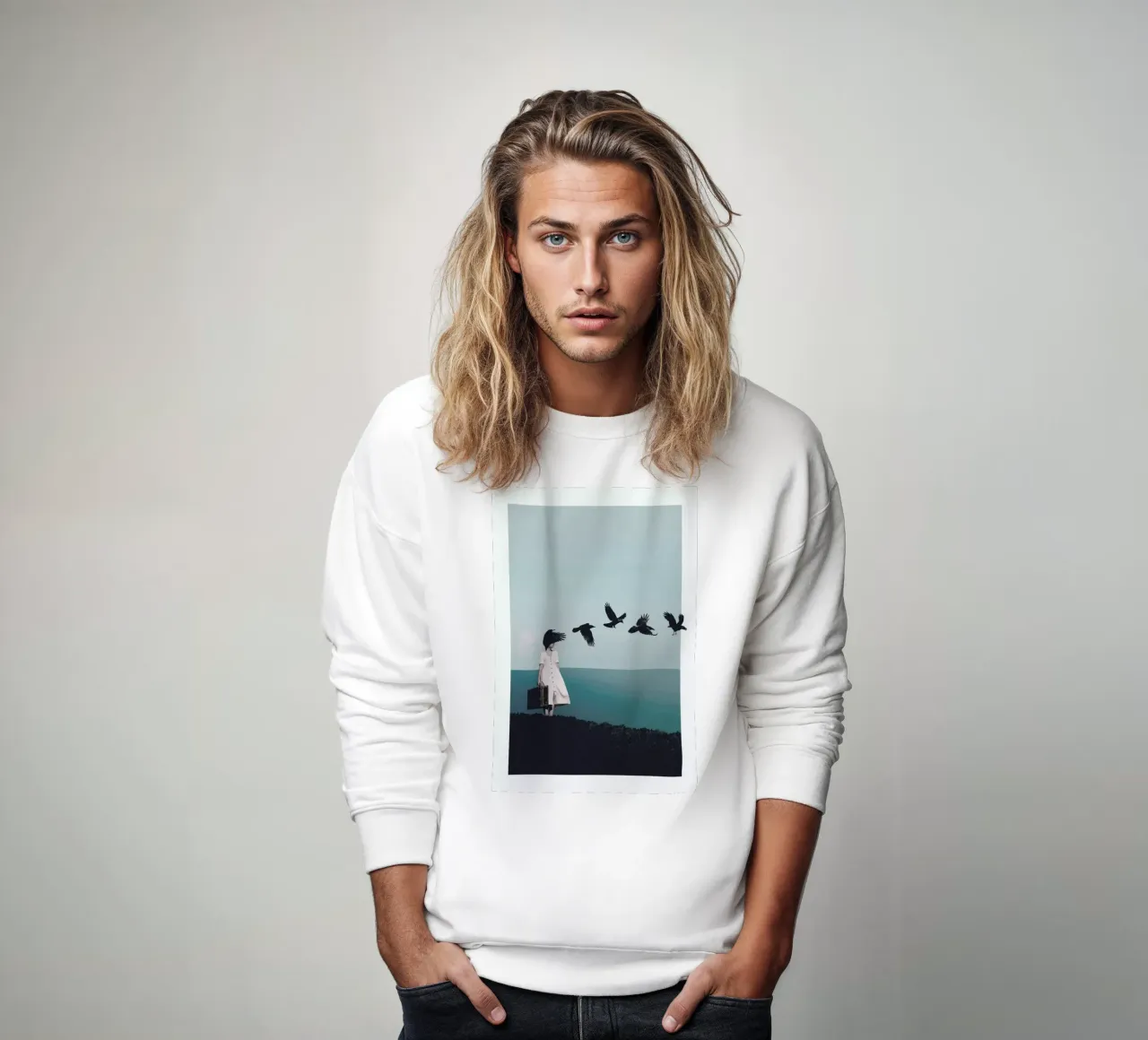 I am Starting To Forget your Face sweatshirt van Maarten Léon