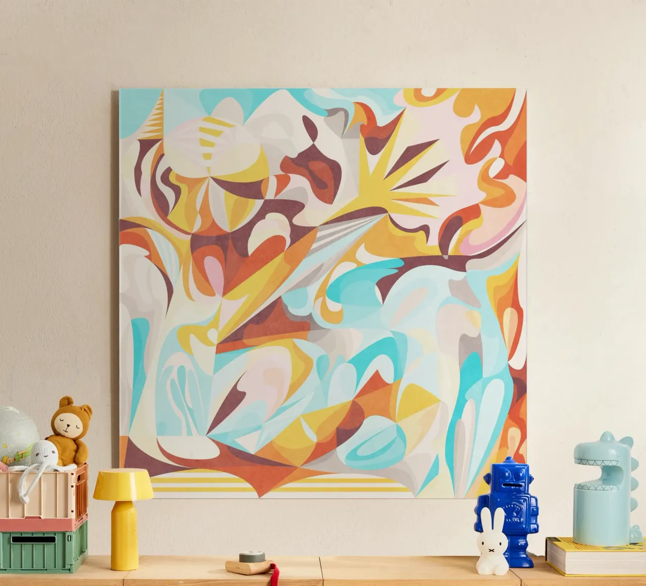 Blue Mountain plexiglass da Abstract 888