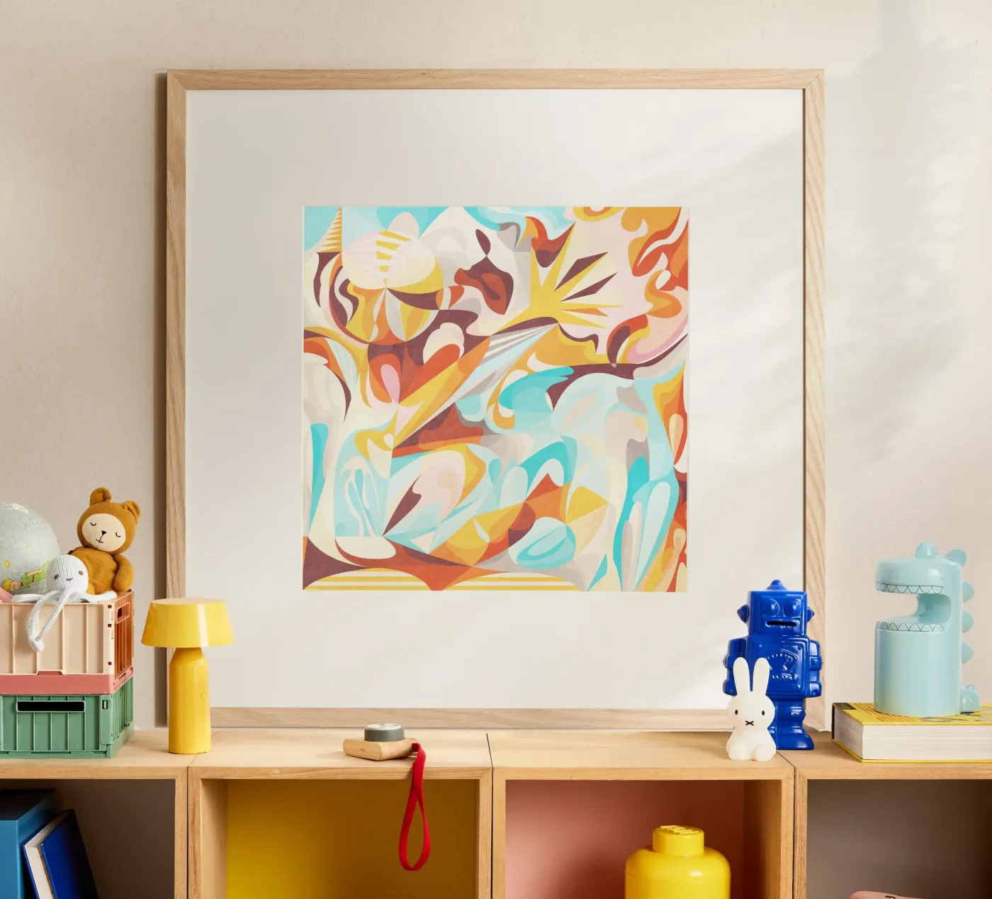 Blue Mountain poster by Lines Inside