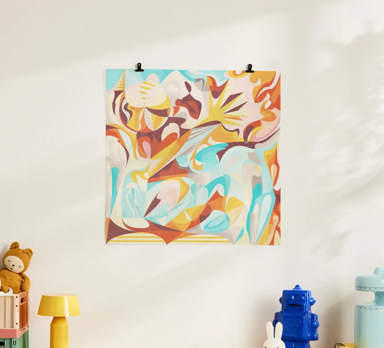 Blue Mountain poster da Abstract 888