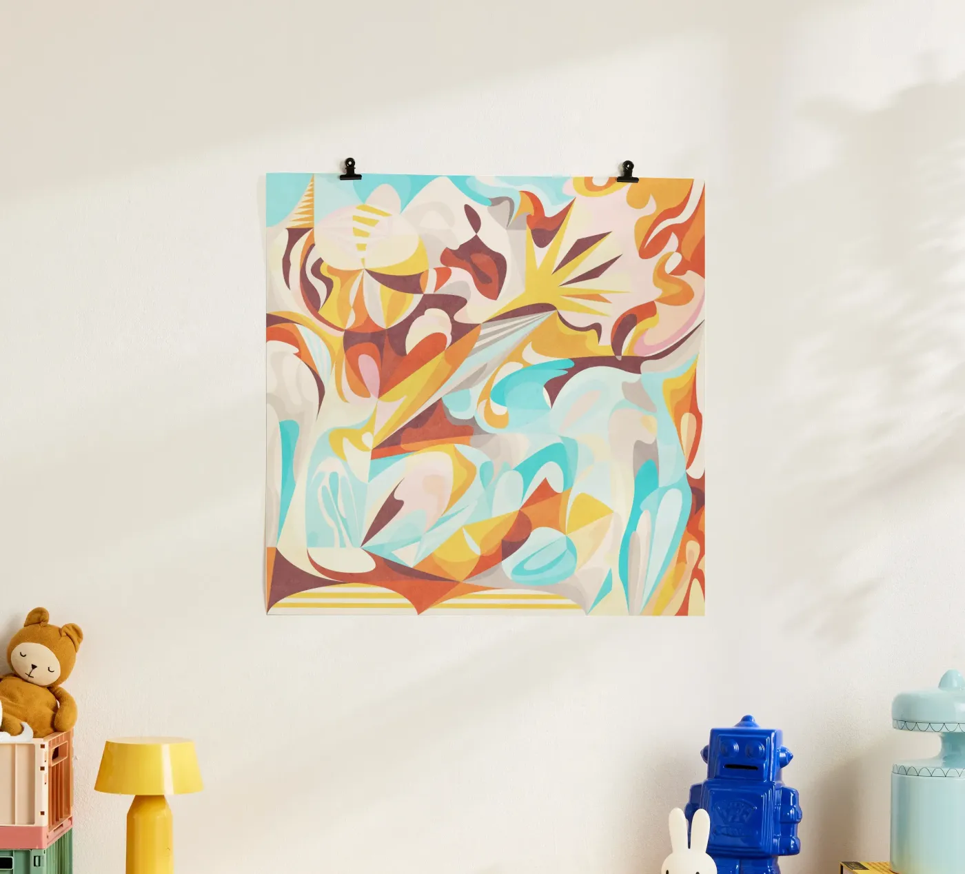 Blue Mountain poster by Lines Inside