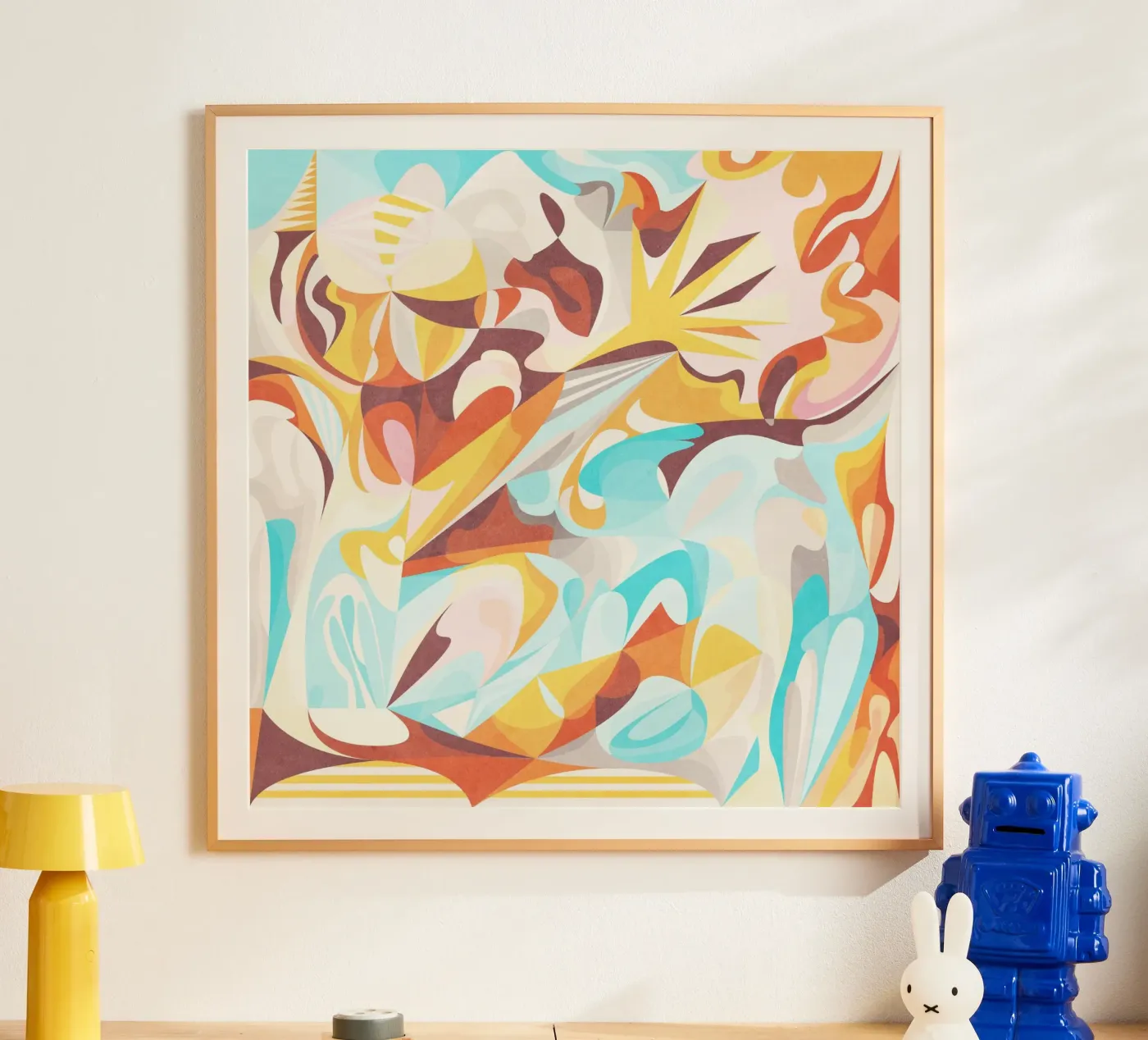 Blue Mountain poster by Lines Inside