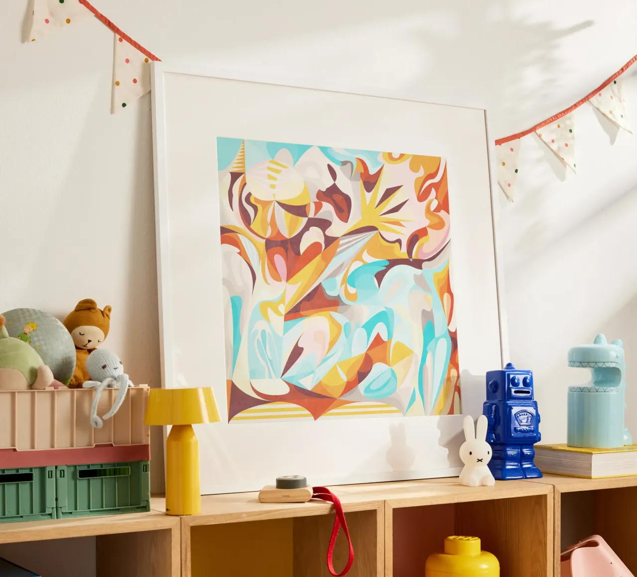 Blue Mountain poster da Abstract 888