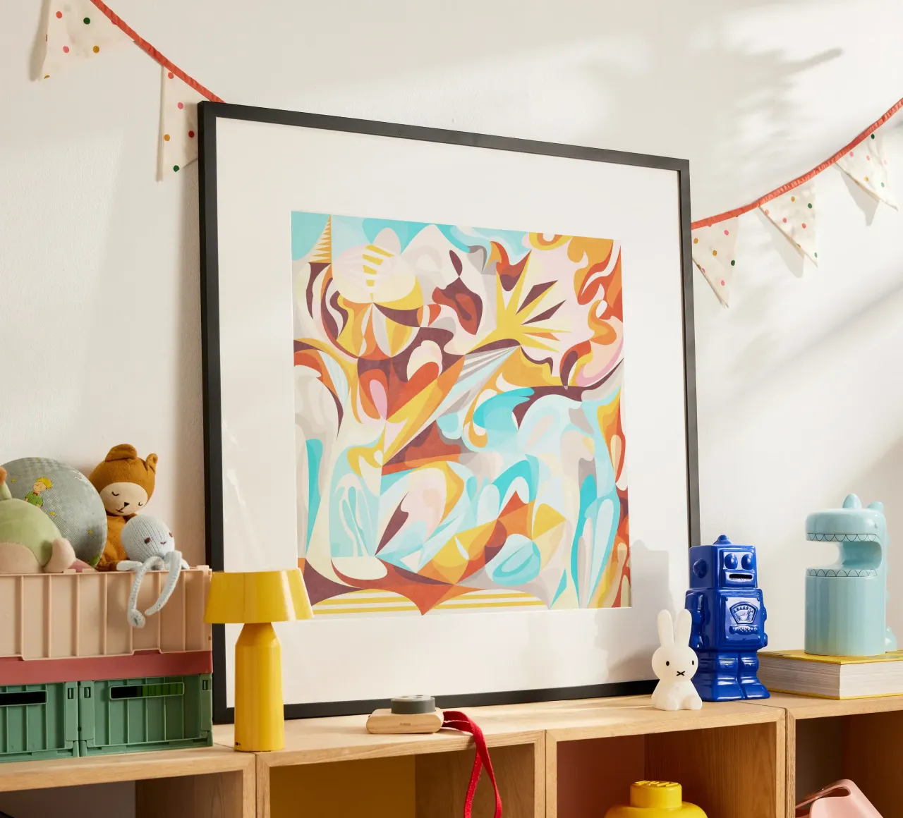 Blue Mountain poster da Abstract 888