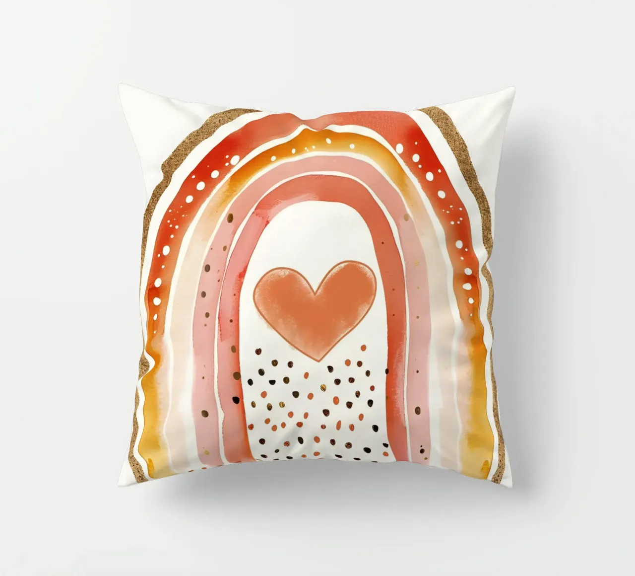 Cuore d'arcobaleno cuscino da KidzStudio