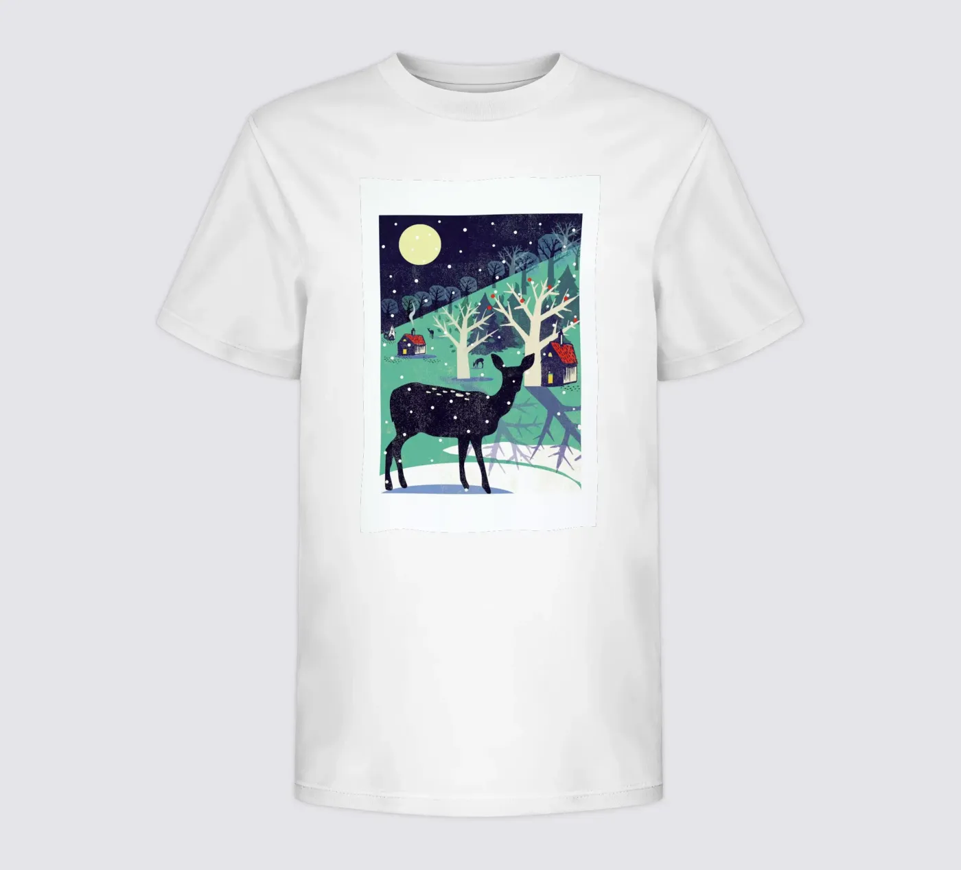 Deer t-shirt bambini da Rocket68