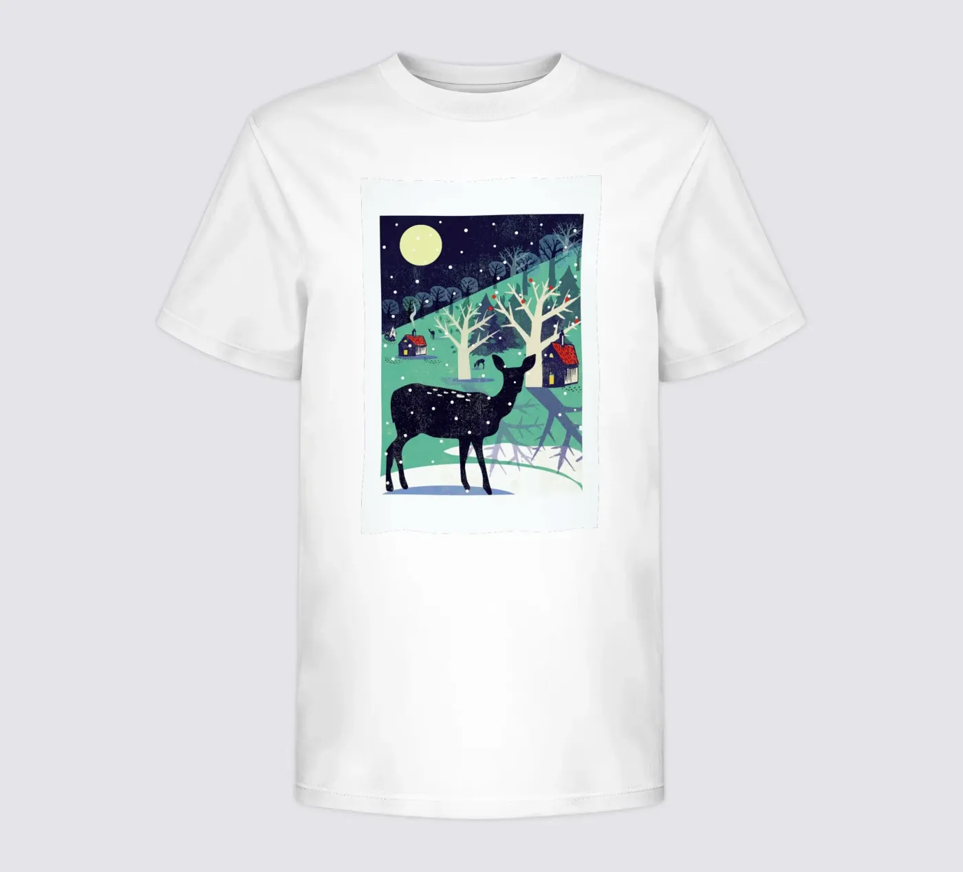 Deer t-shirt bambini da Rocket68