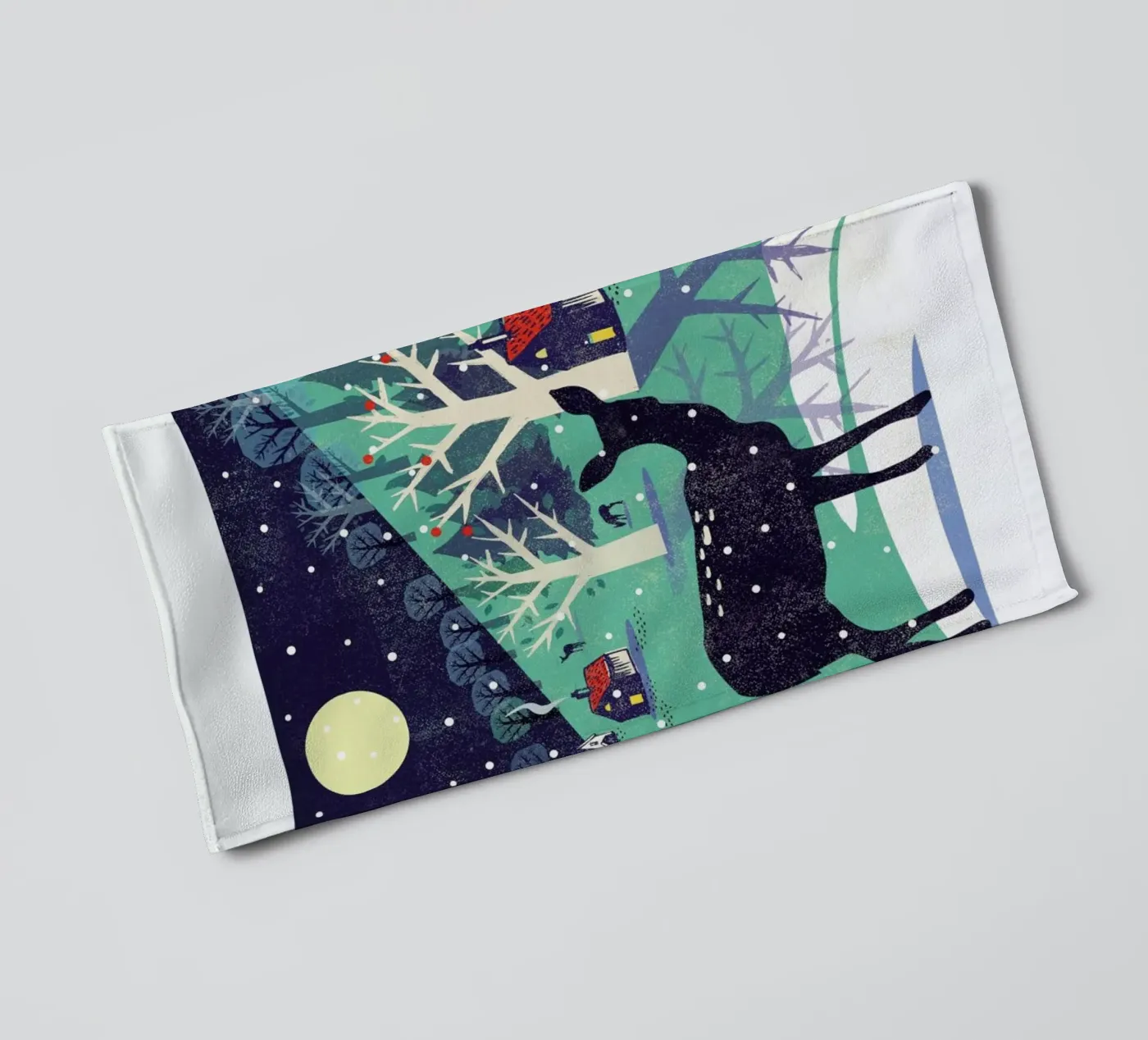 Deer badhanddoek van Rocket68