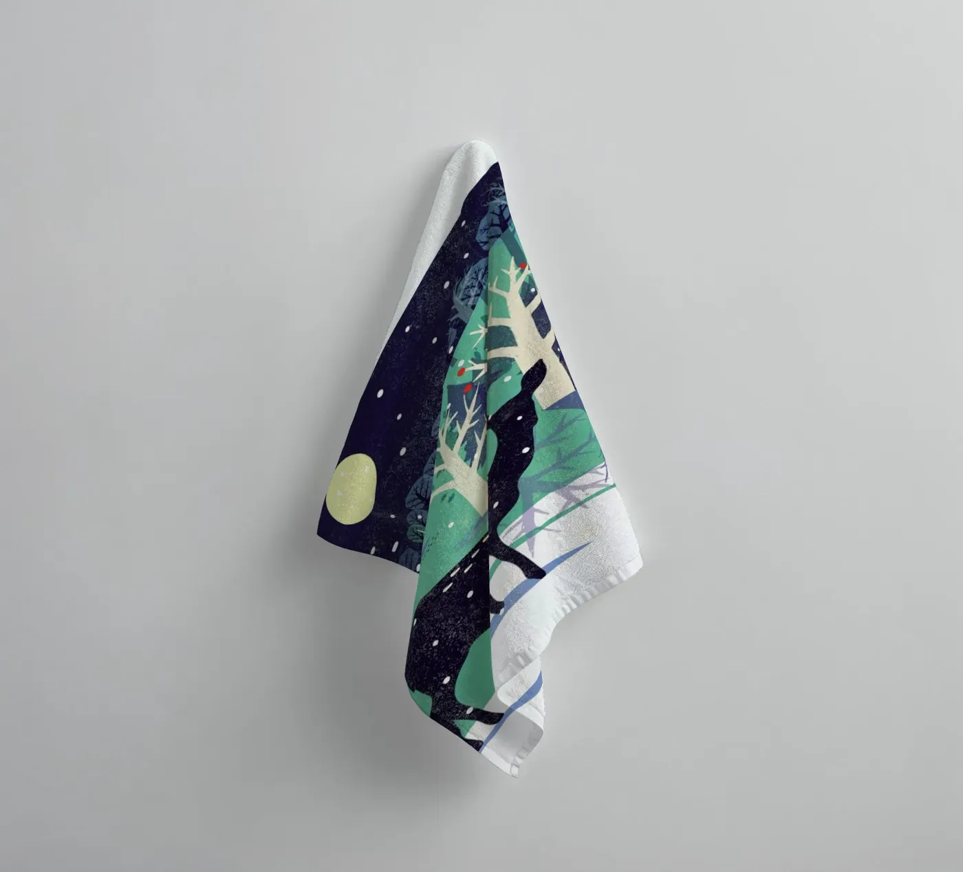 Deer badhanddoek van Rocket68