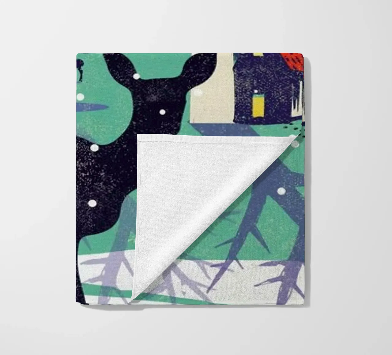 Deer beach towel by Rocket68