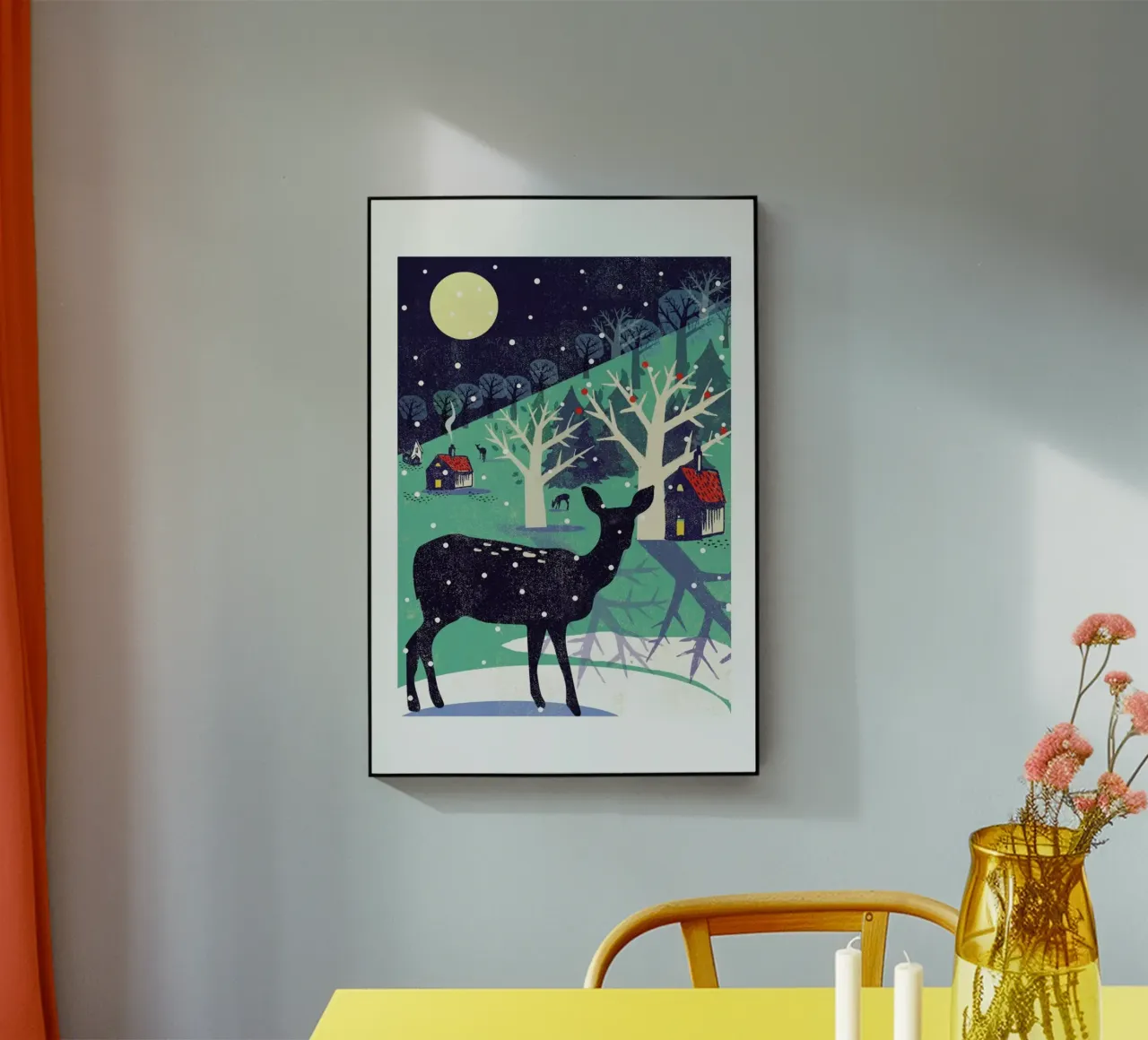 Deer acryl van Rocket68