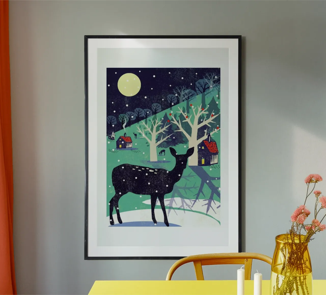 Deer poster by Rocket68